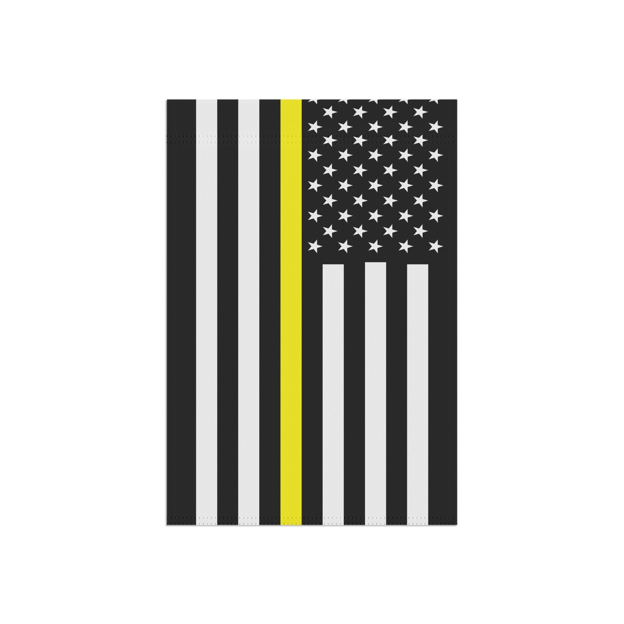 Thin Yellow line Garden Flag - Double-side print