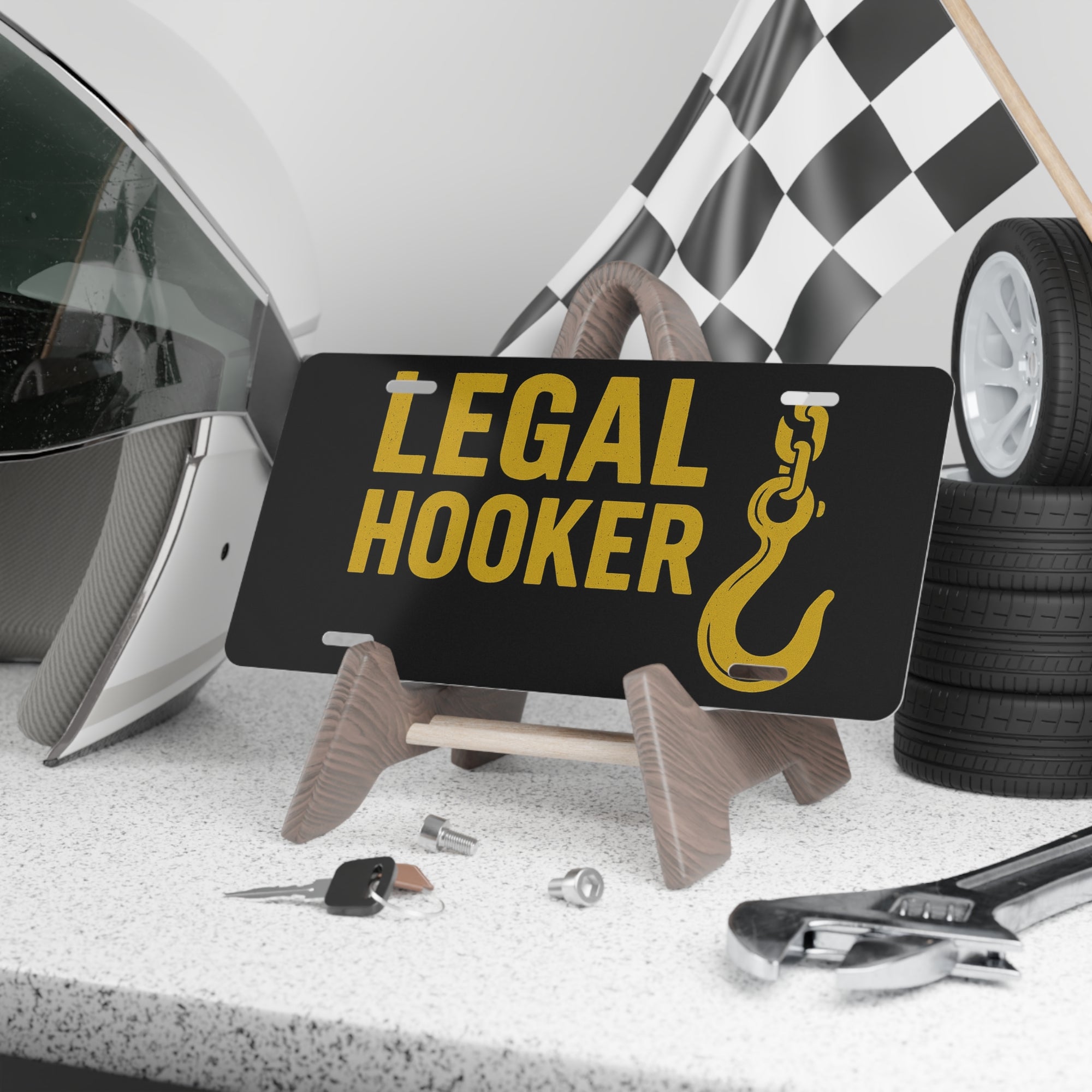 Legal Hooker Vanity Plate