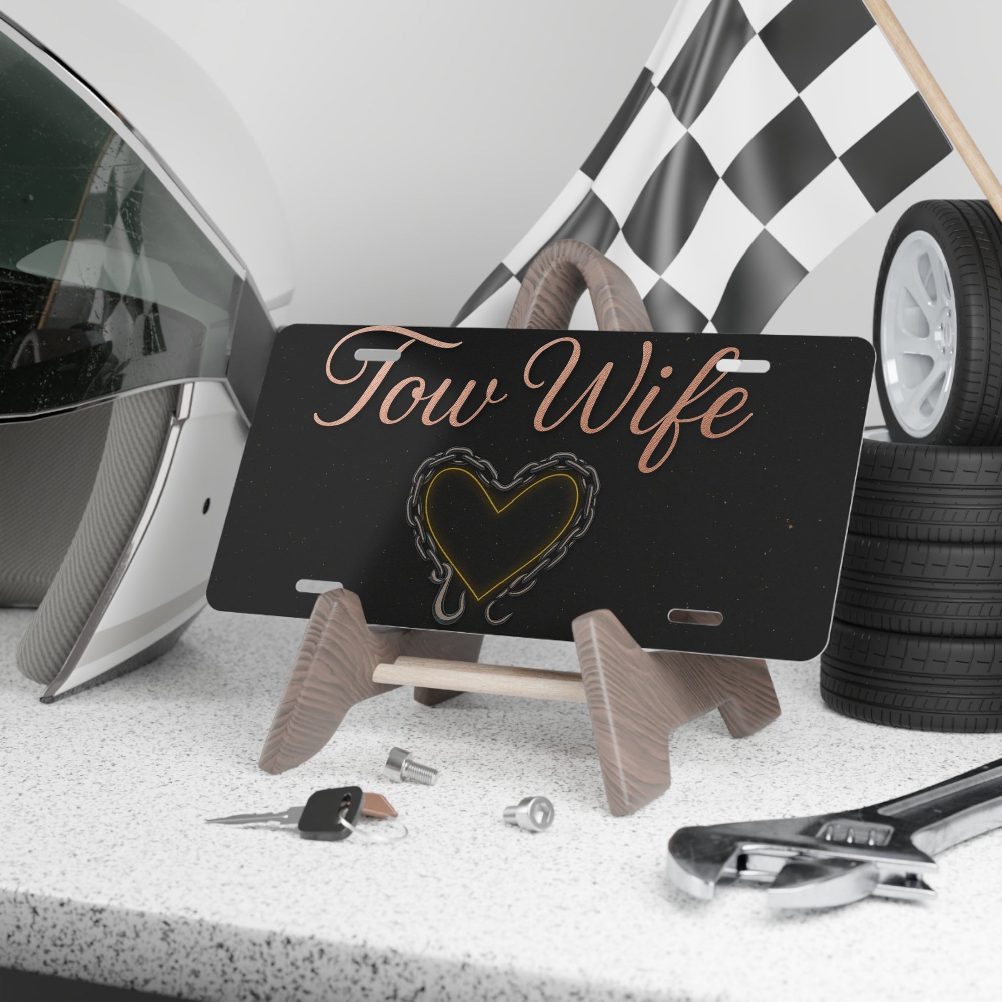 Tow Wife Vanity Plate