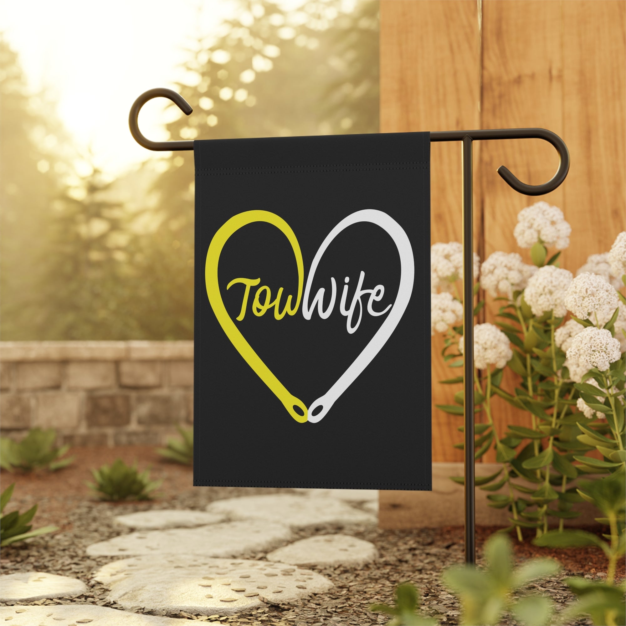 Proud Tow Wife Garden Flag - Double-side print