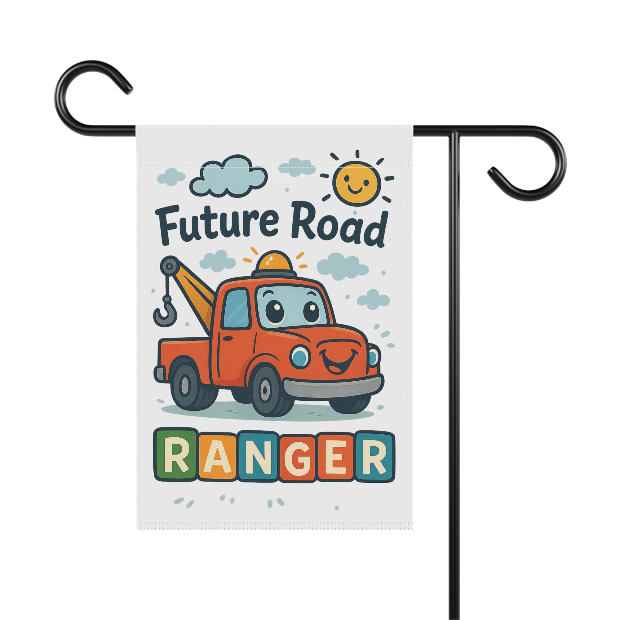 Future Road Ranger Garden Flag- Double-side print