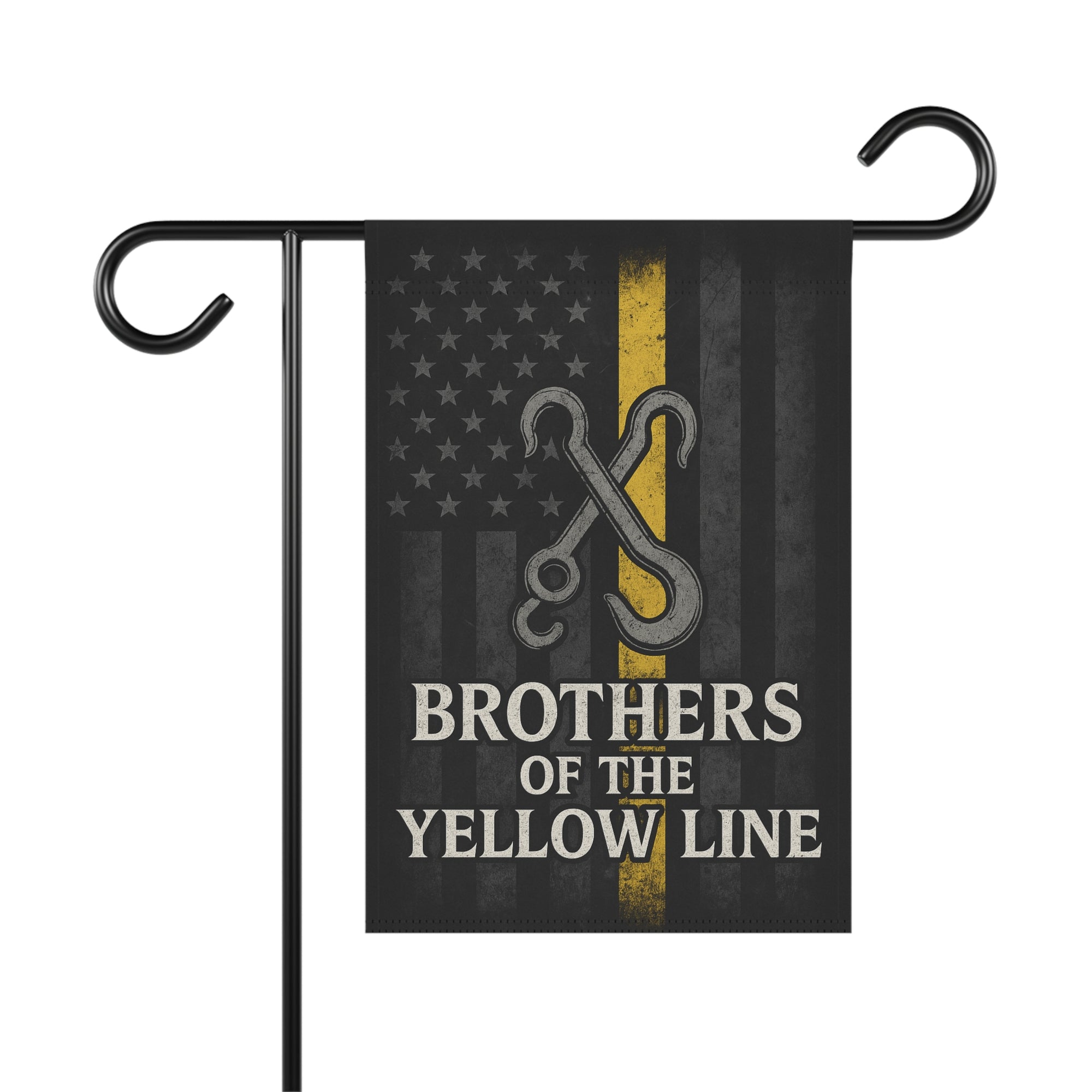 Brothers Of The Yellow Line Garden Flag - Double-side print