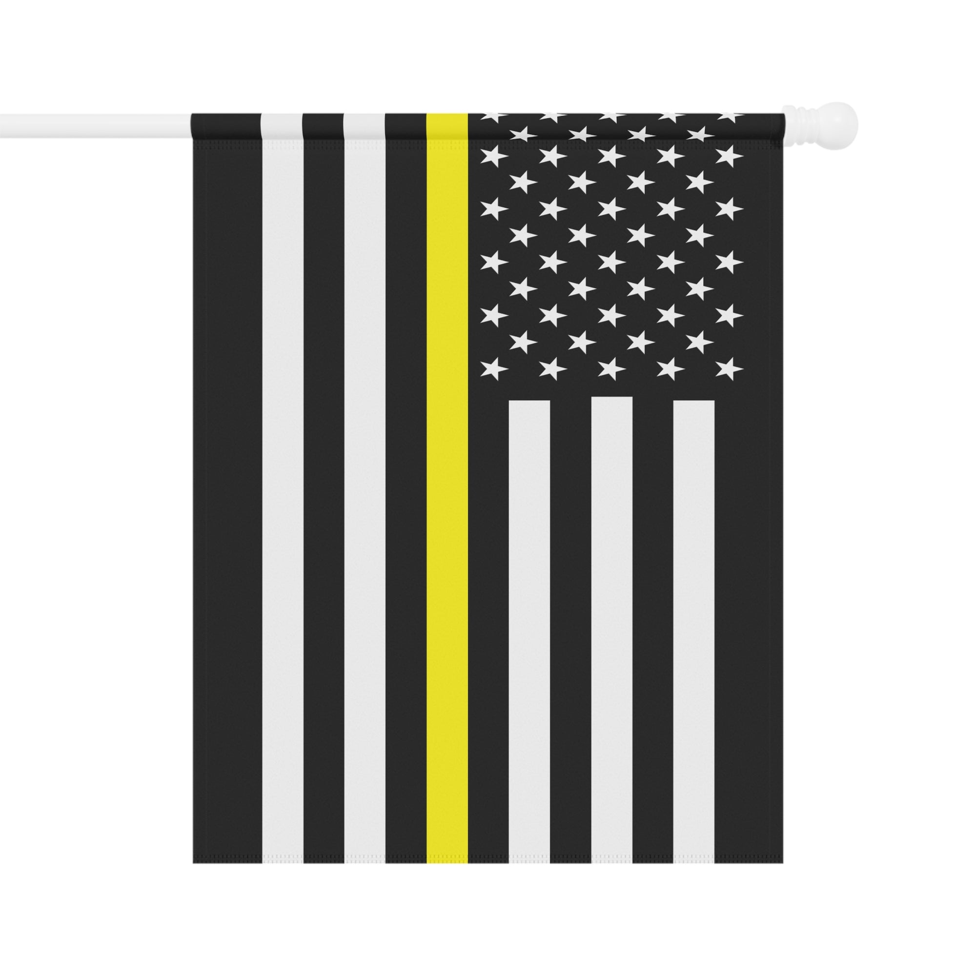 Thin Yellow line Garden Flag - Double-side print