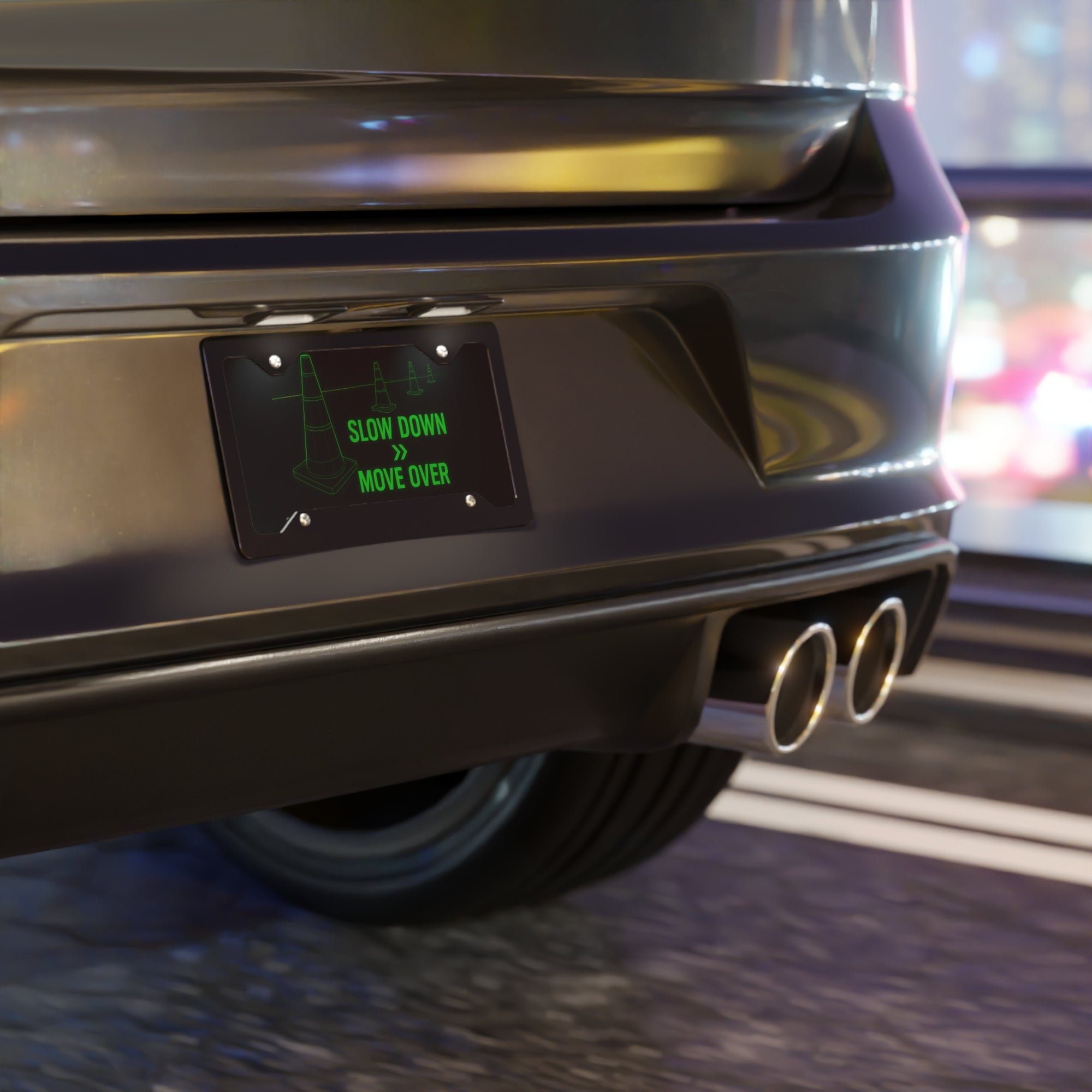 SDMO License Plate