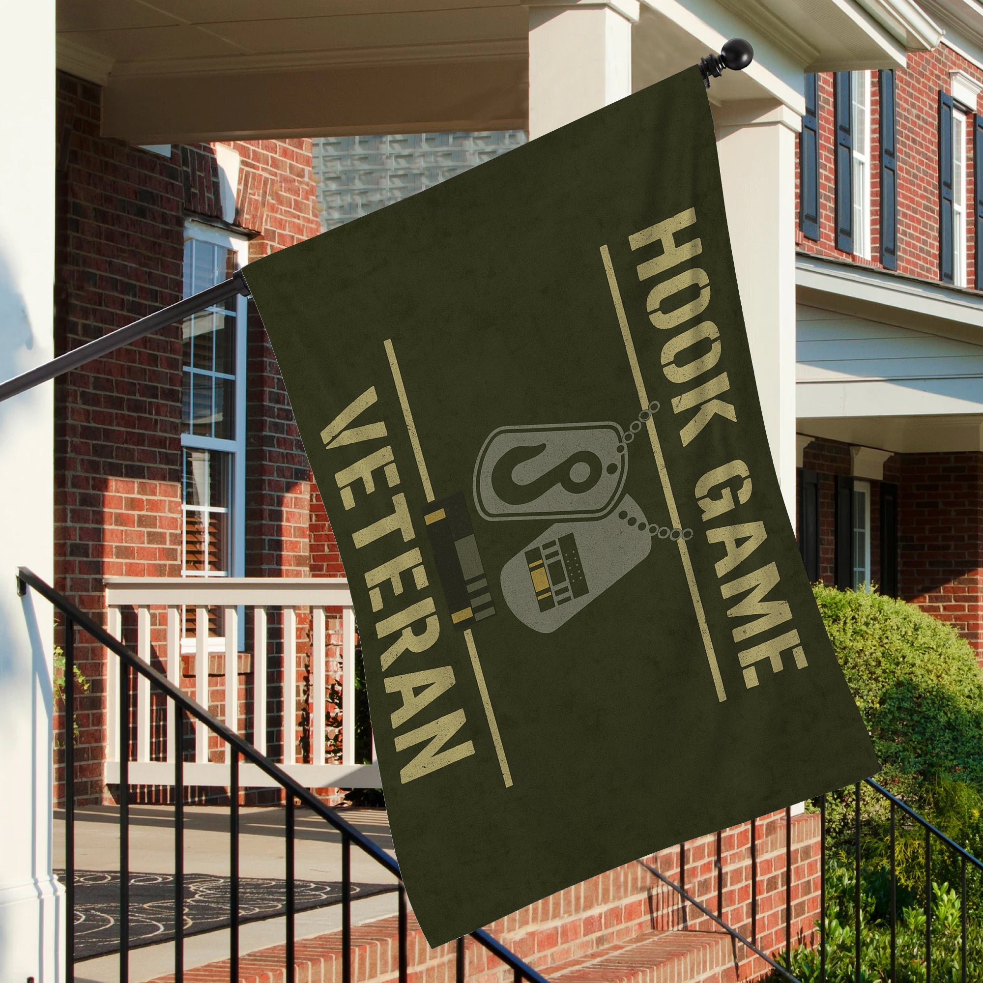 Hook Game Veteran – Double Sided Tow Flag