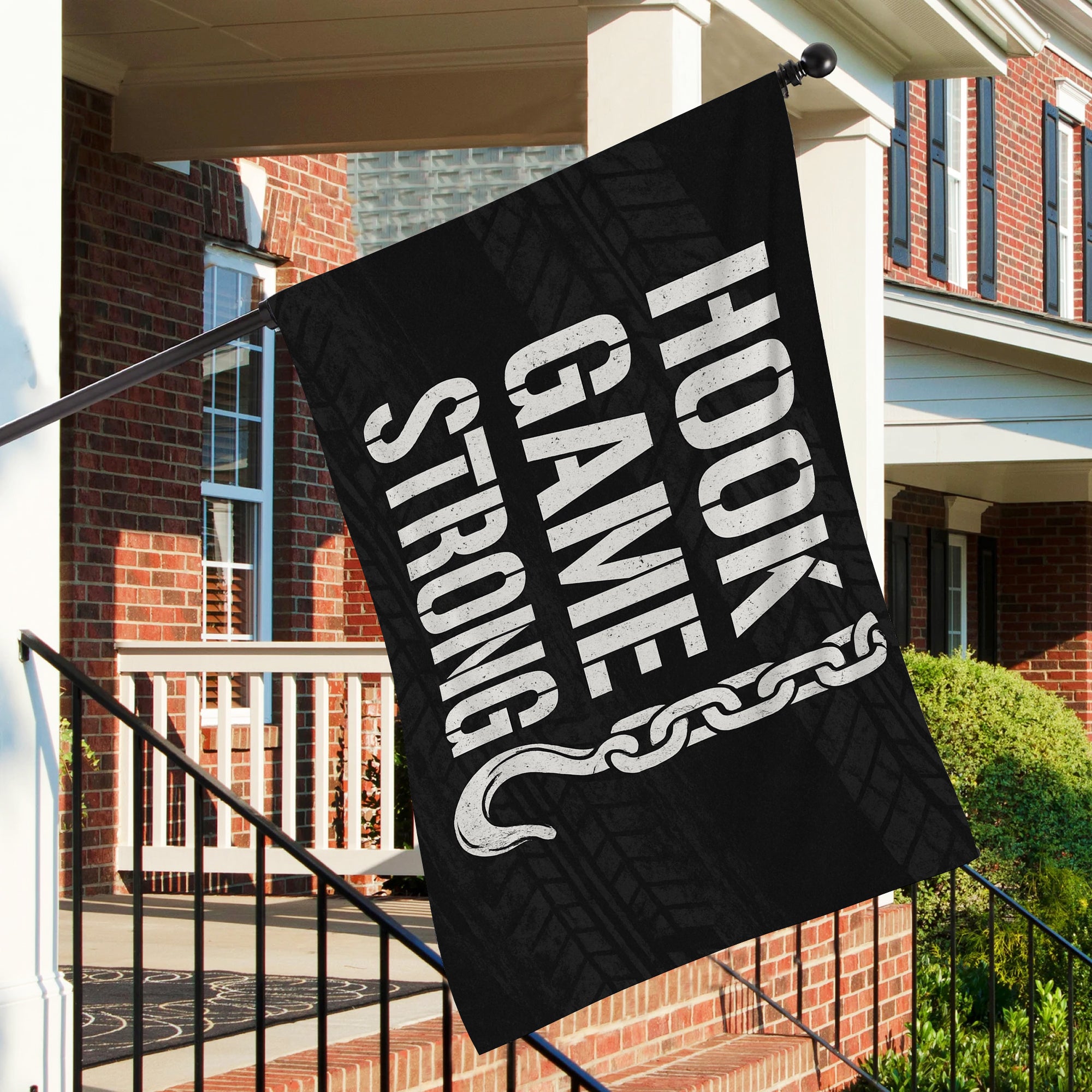 Hook Game Strong – Double Sided Tow Flag
