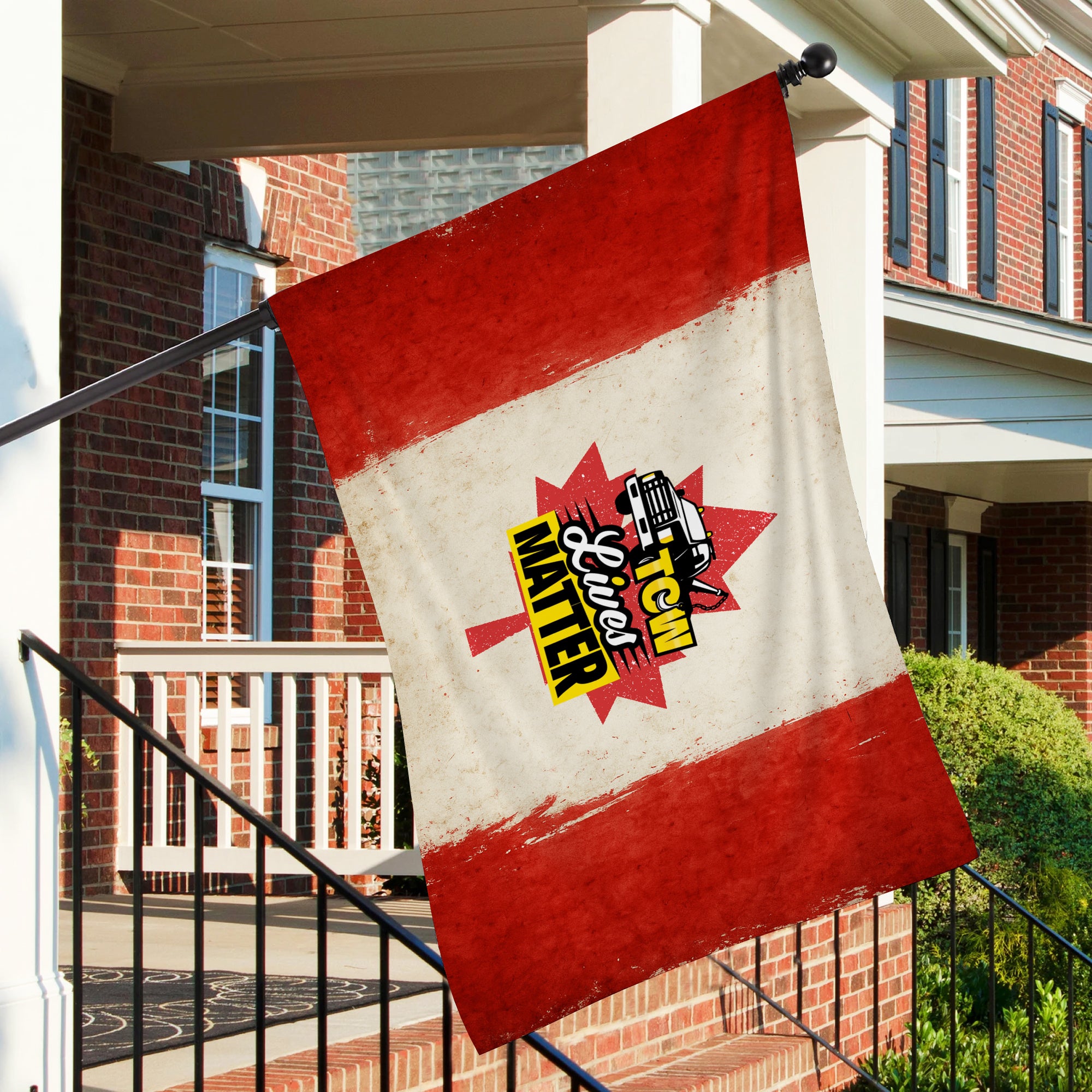 Tow Lives Matter Canada Flag – Double Sided Print