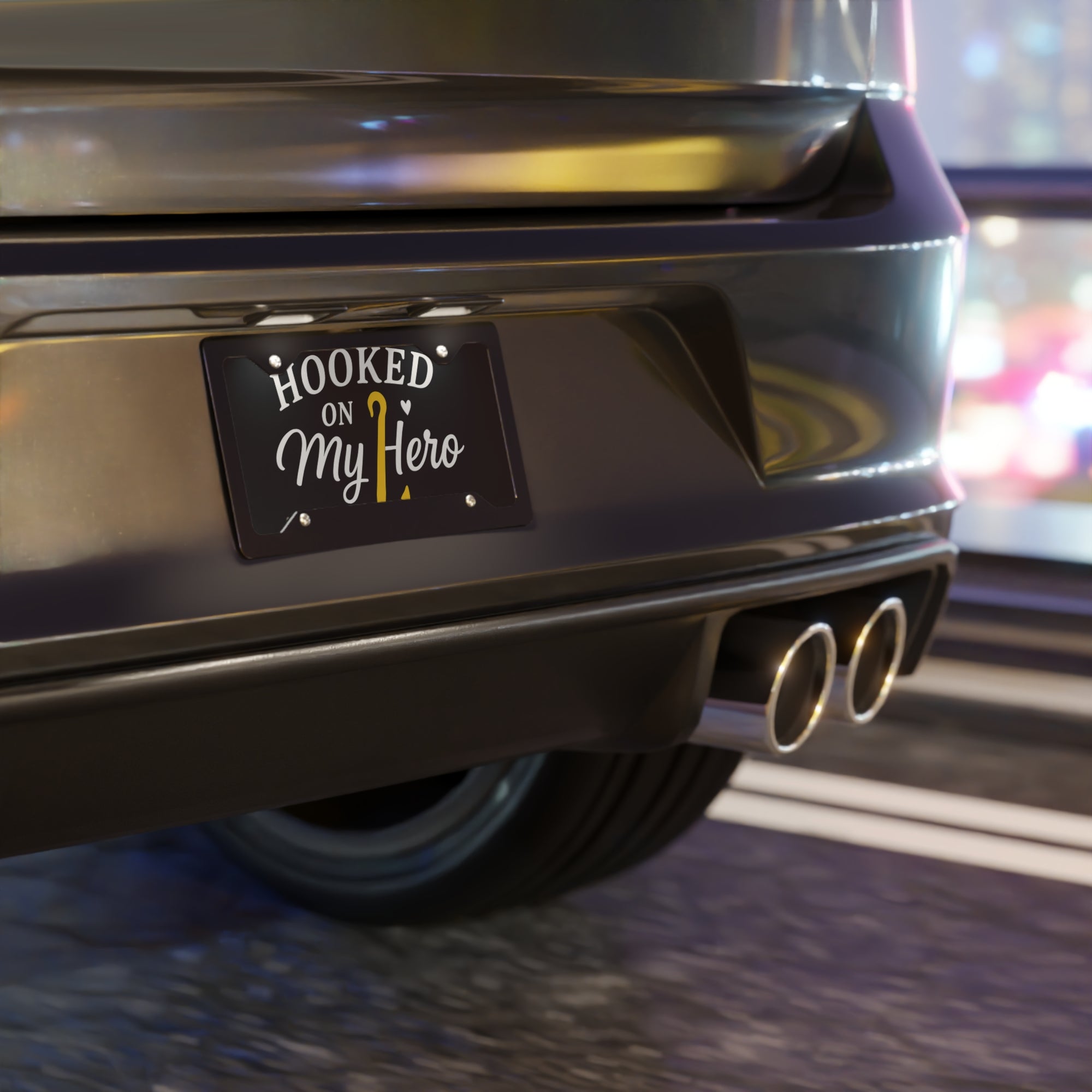 Hooked on My Hero Vanity Plate
