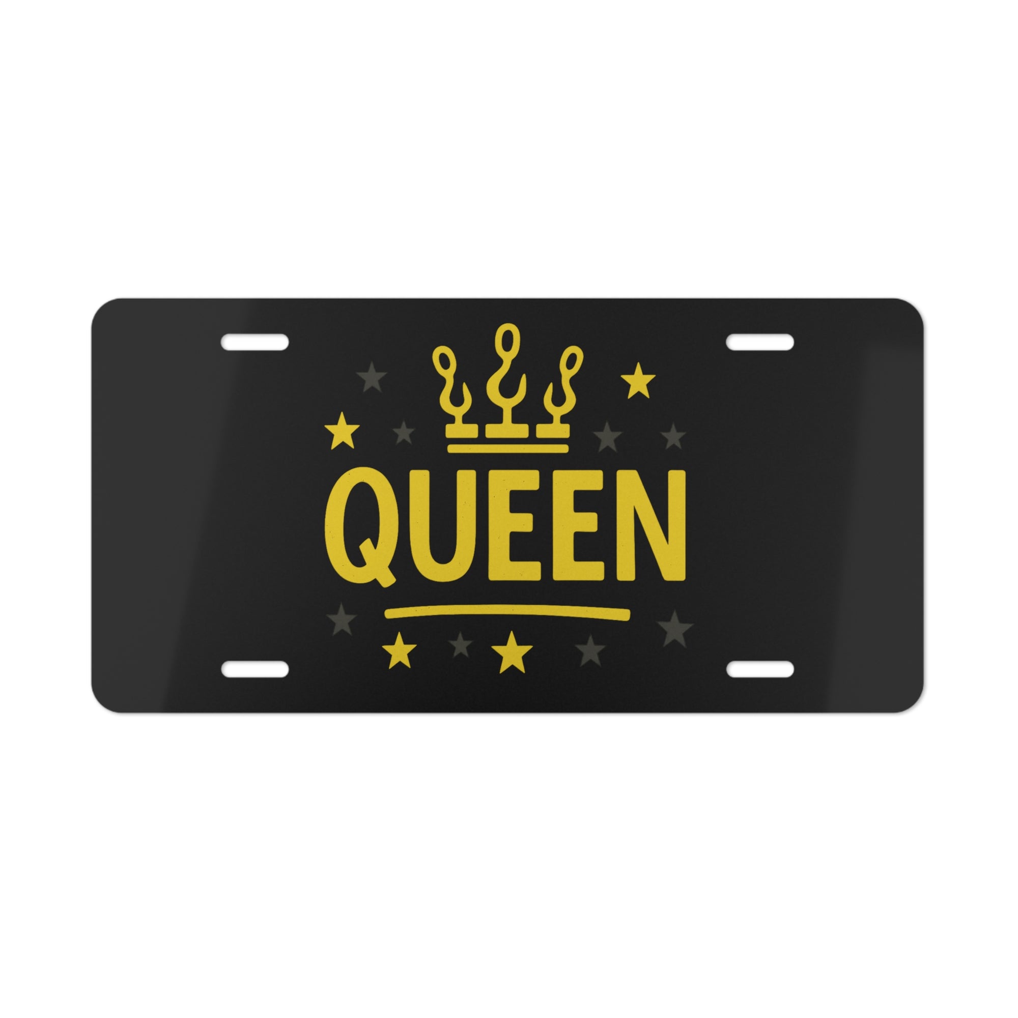 Queen J Hooks Vanity Plate