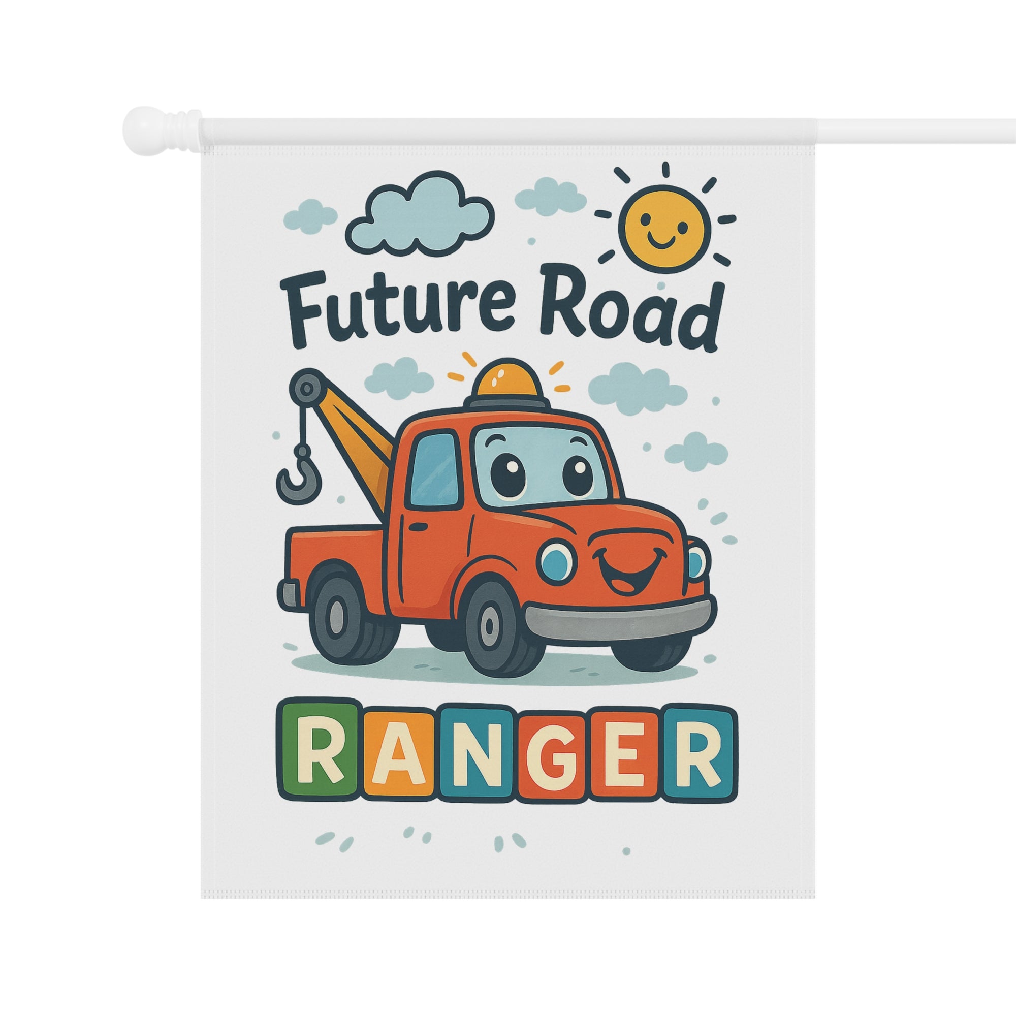 Future Road Ranger Garden Flag- Double-side print
