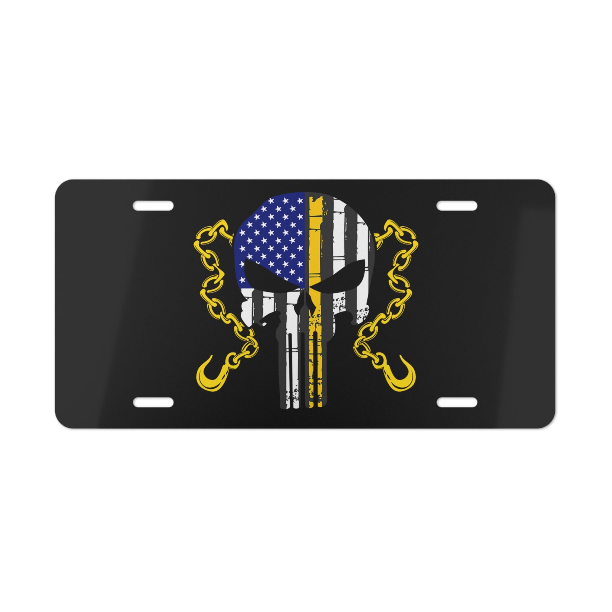 Punisher Skull Tow Vanity Plate
