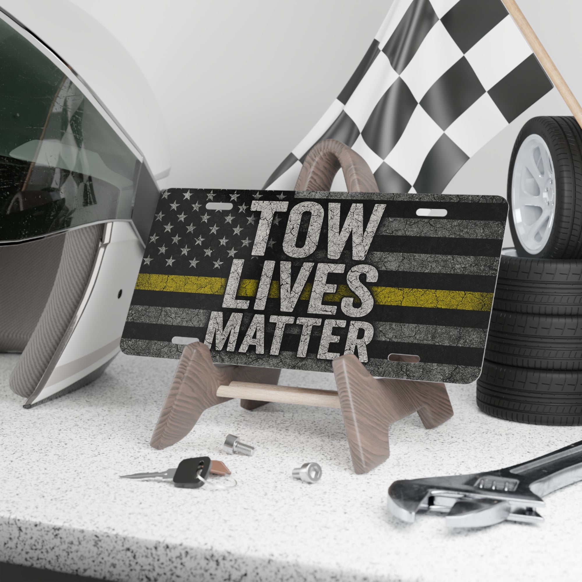Tow Lives Matter Vanity Plate