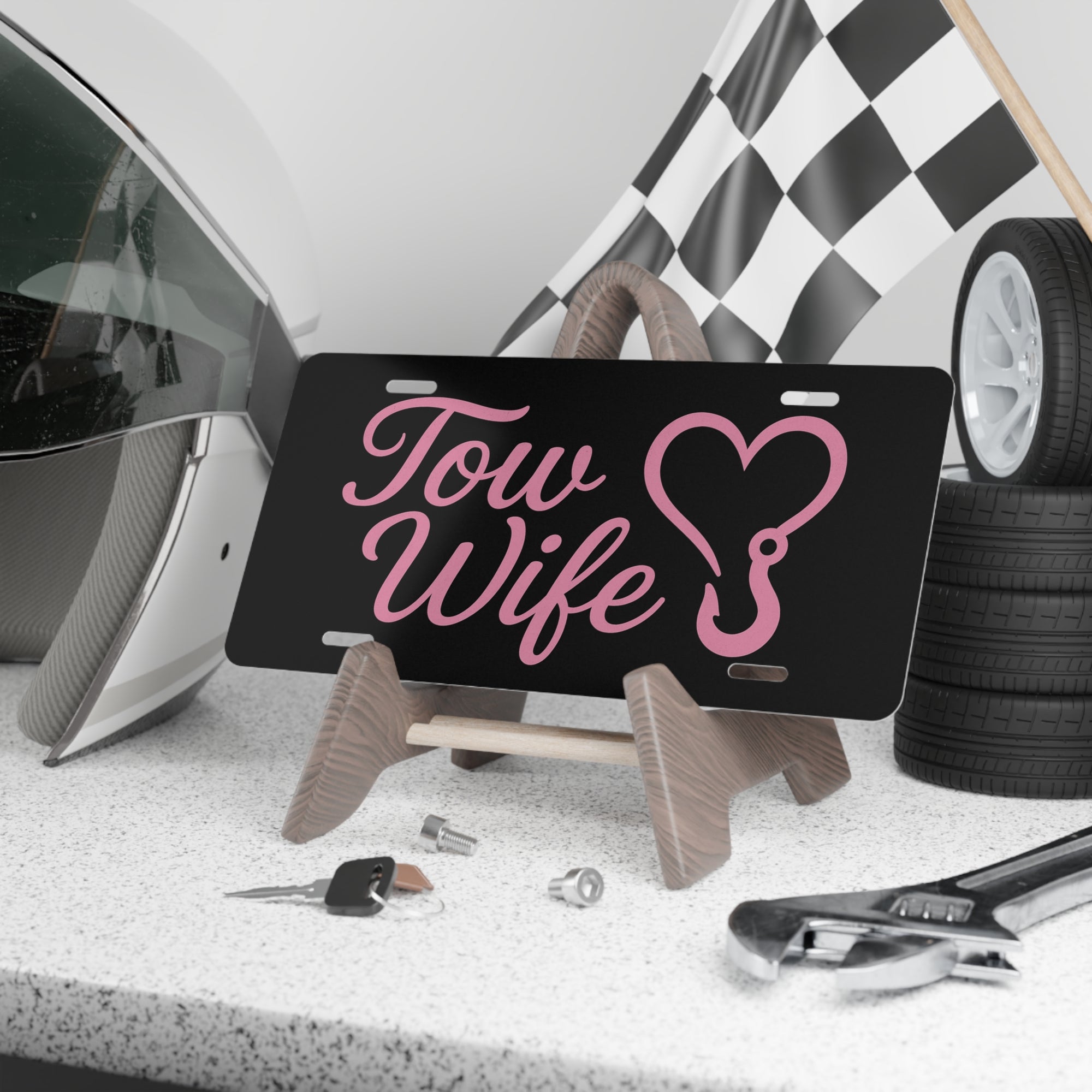 Tow Wife Vanity Plate