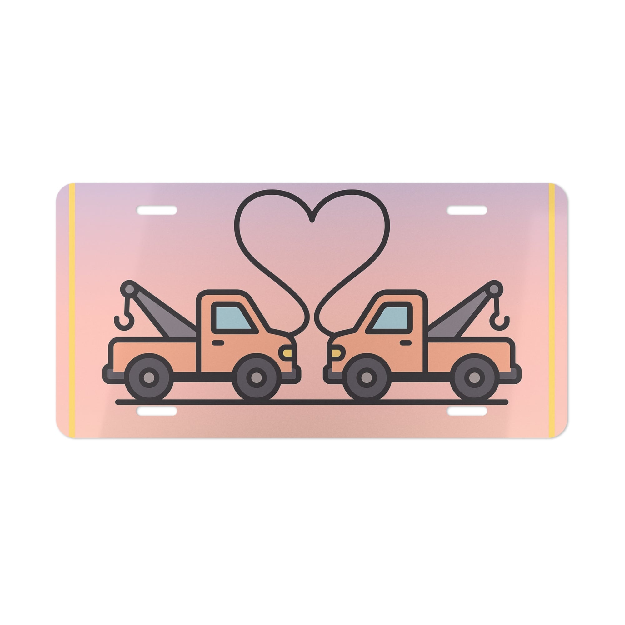 Tow Love Vanity Plate