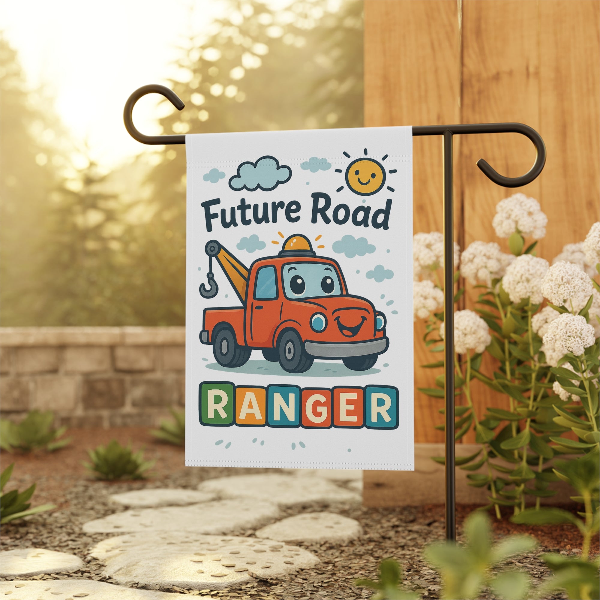 Future Road Ranger Garden Flag- Double-side print