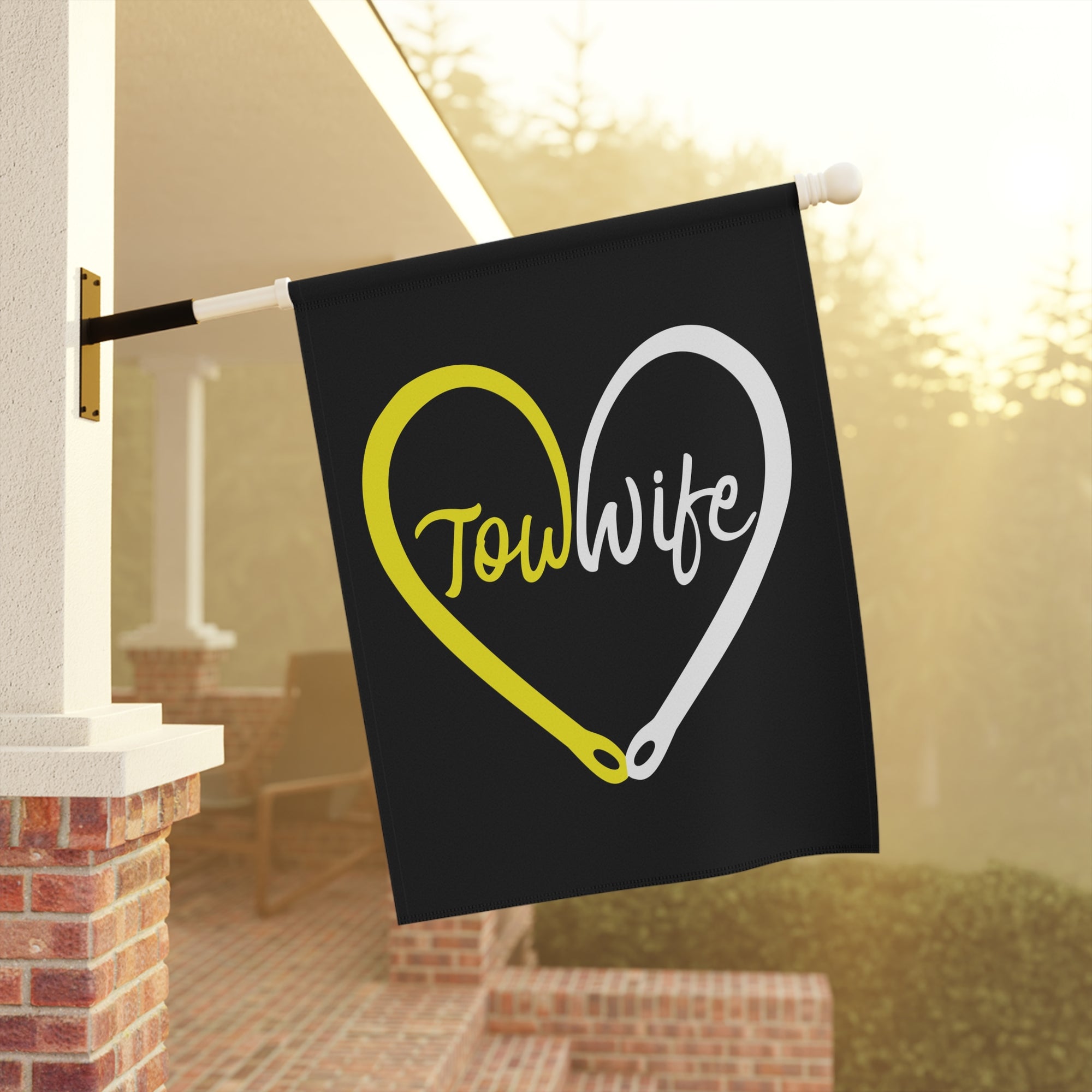 Proud Tow Wife Garden Flag - Double-side print