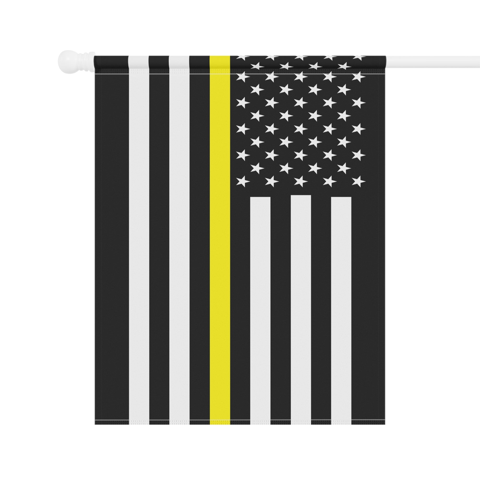 Thin Yellow line Garden Flag - Double-side print