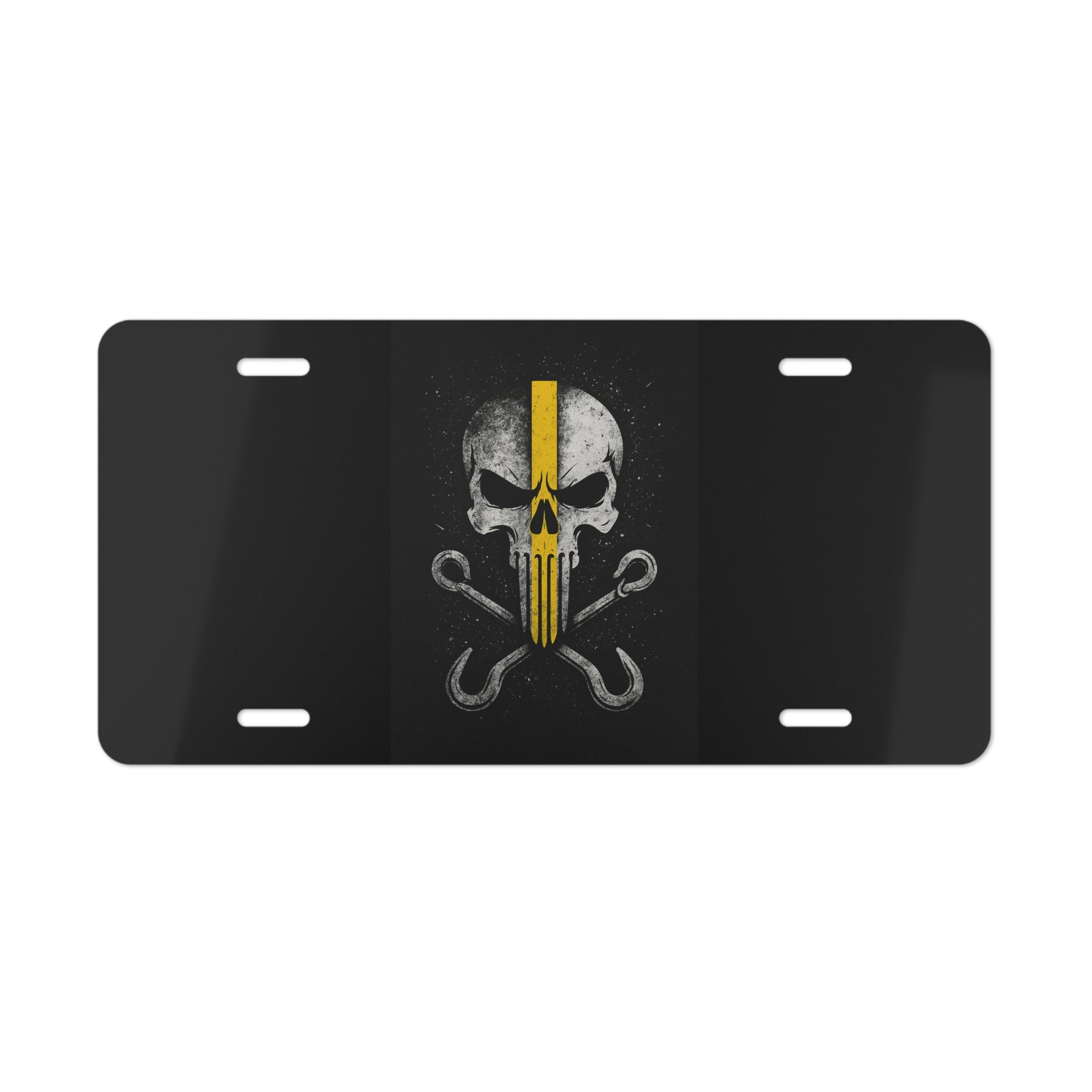 Punisher Skull Tow Hook License Plate