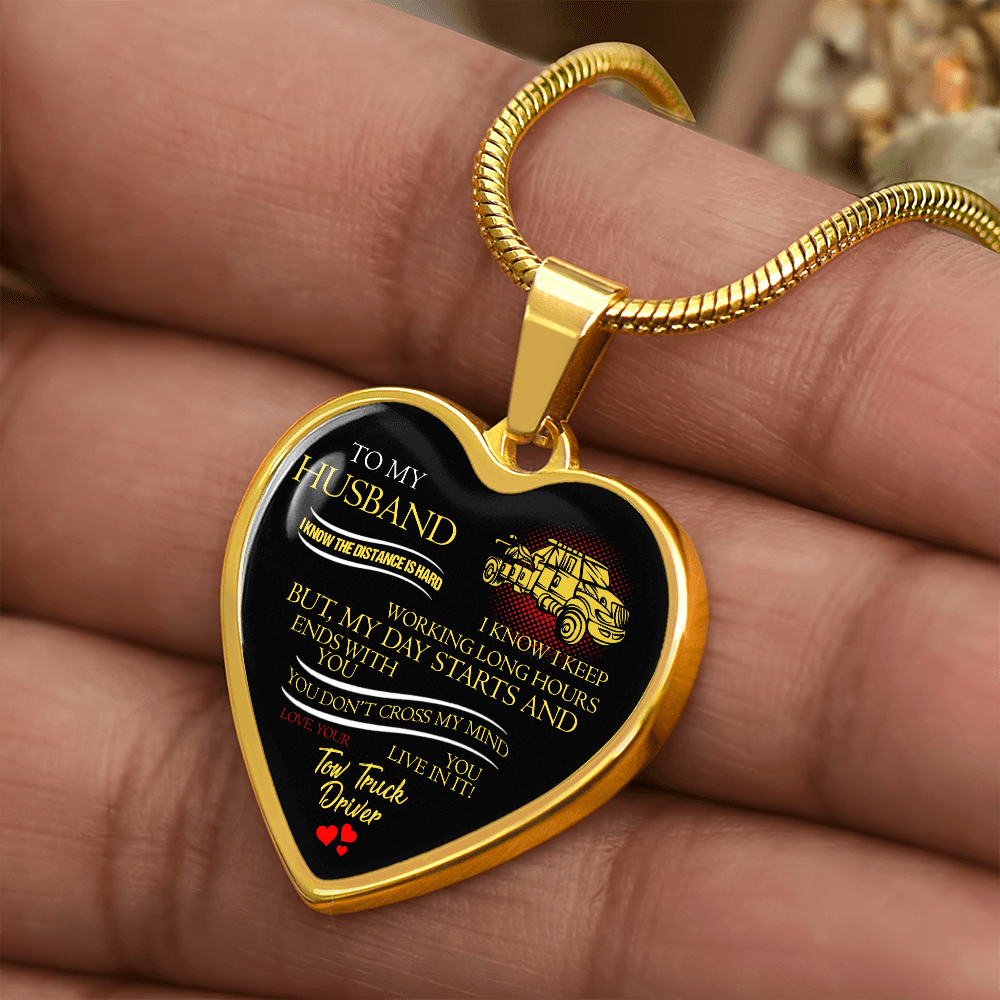To My Husband Luxury Necklace