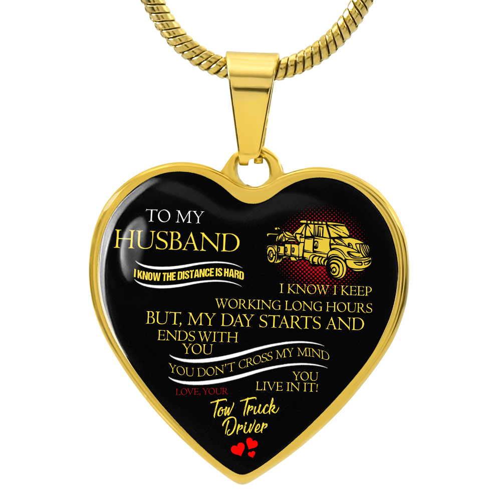 To My Husband Luxury Necklace