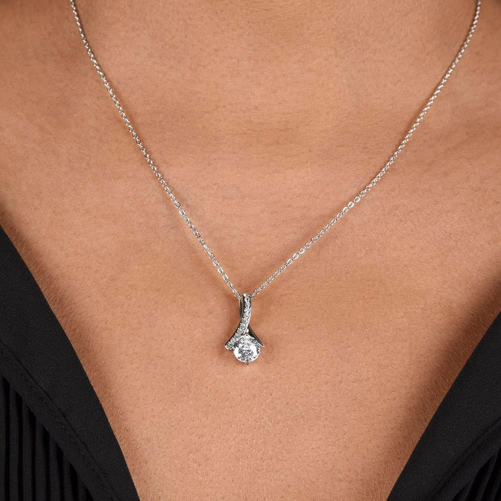 To My Towing Partner for Life, My Dreams Came True - Eternity Necklace