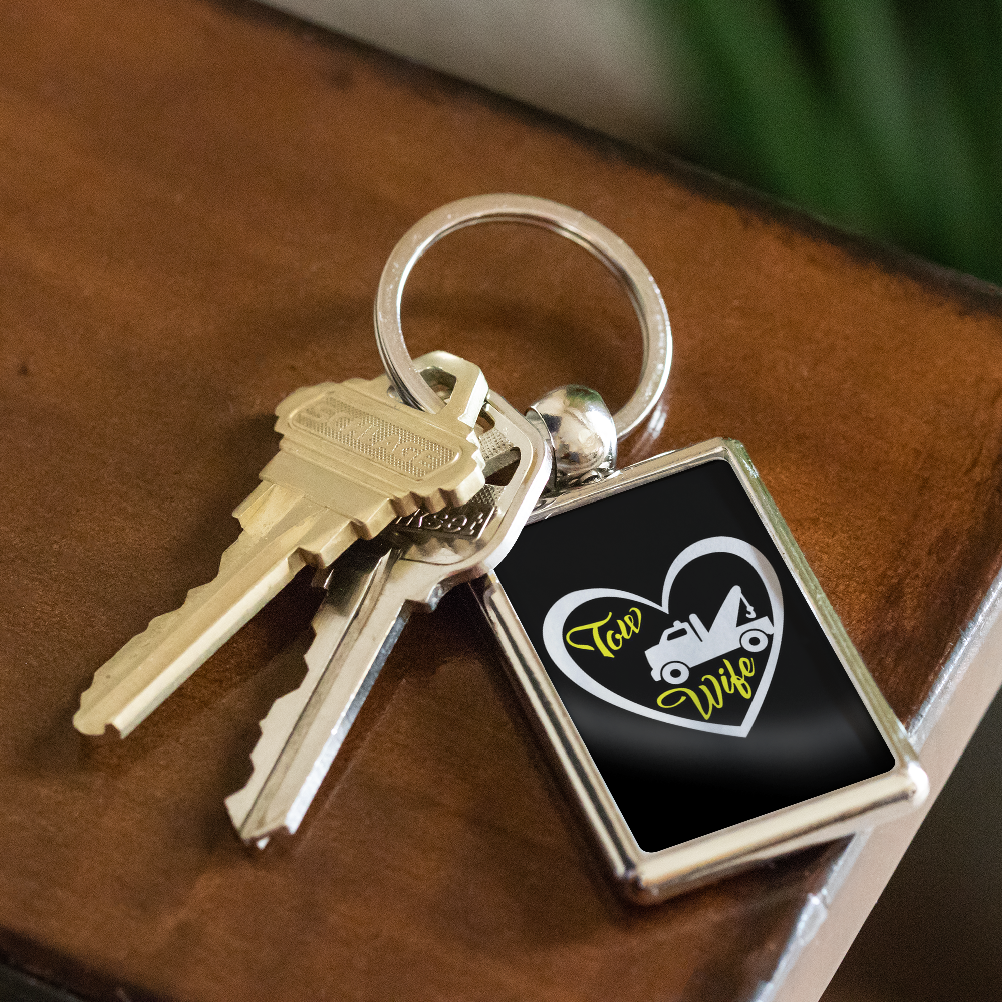 Proud Tow Wife Keychain