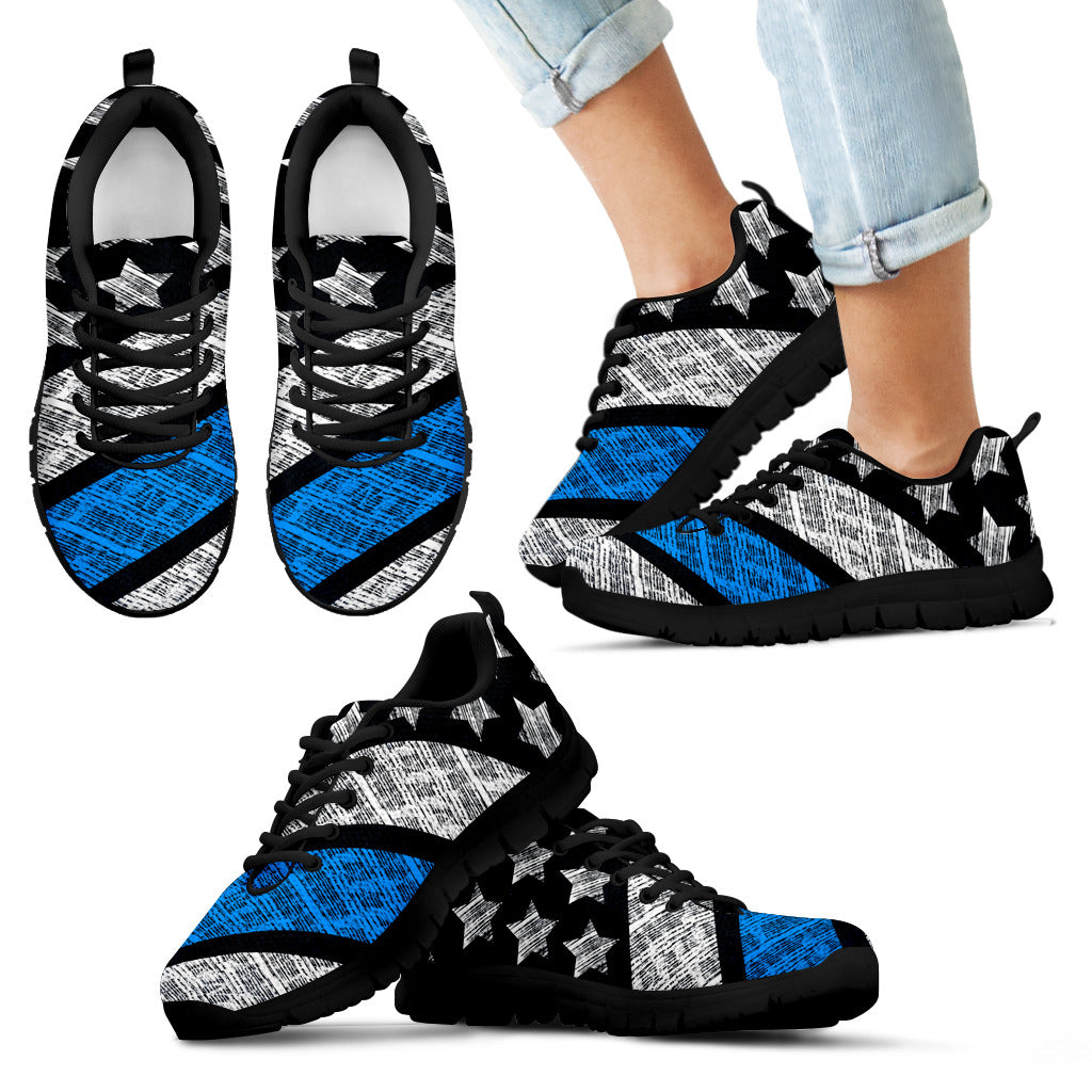 Blue Lives Matter Kid's Sneakers