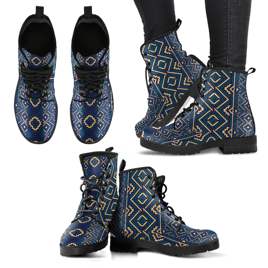 Ethnic Pattern Handcrafted Boots