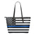 Thin Blue Line Small Leather Tote