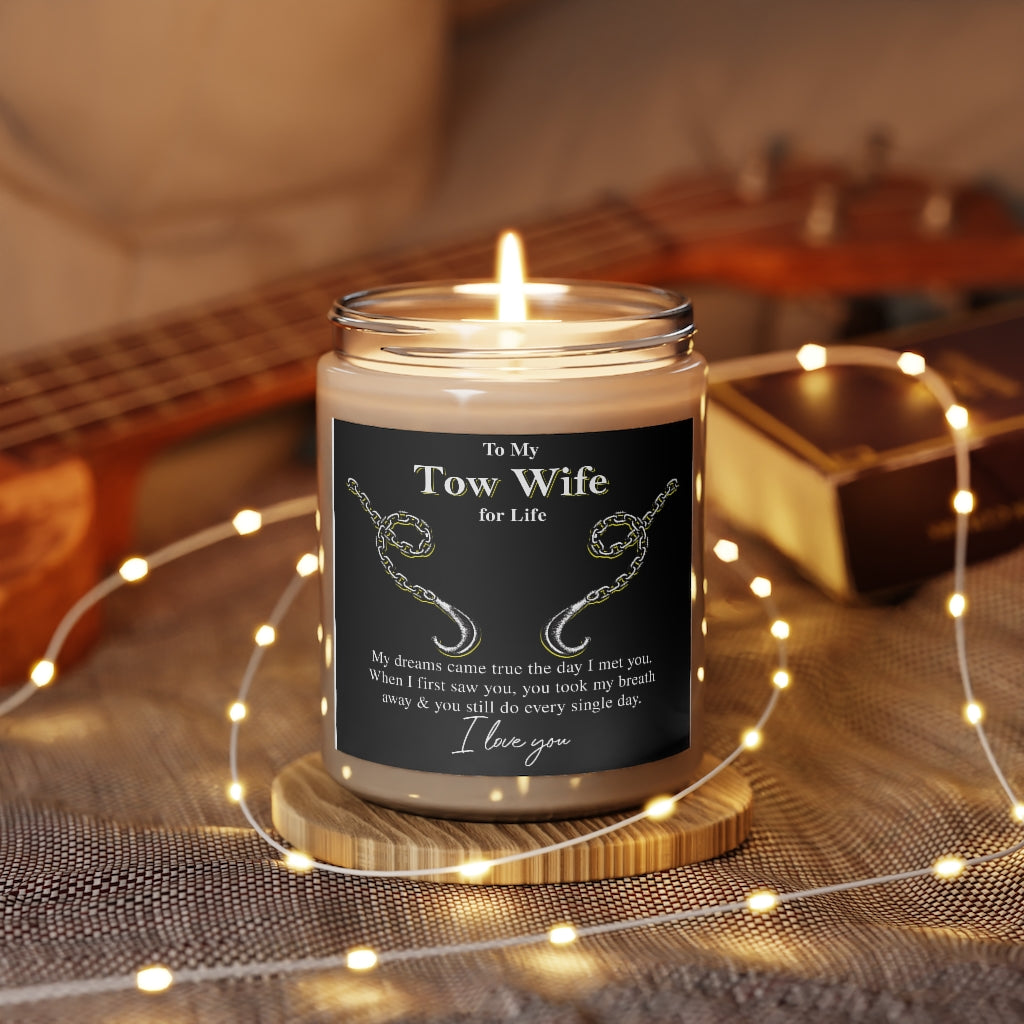 Proud Tow Wife Scented Candle, 9oz