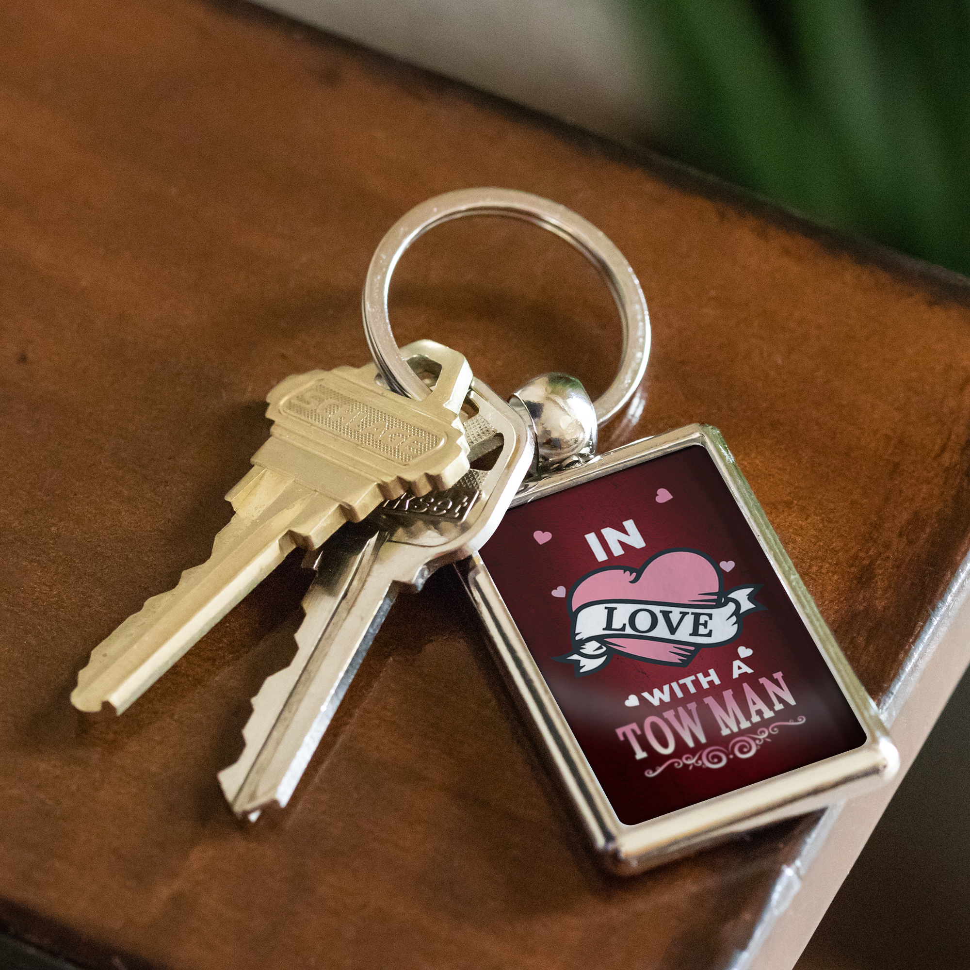 Proud Tow Wife Keychain