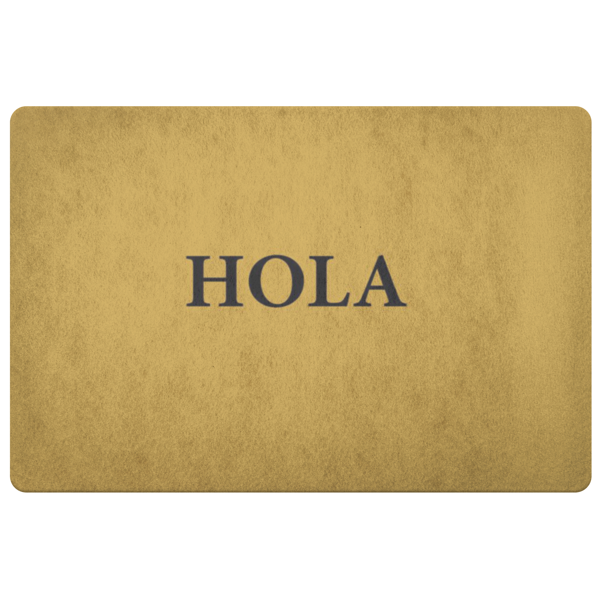 Hola Doormat (Hand Stenciled)