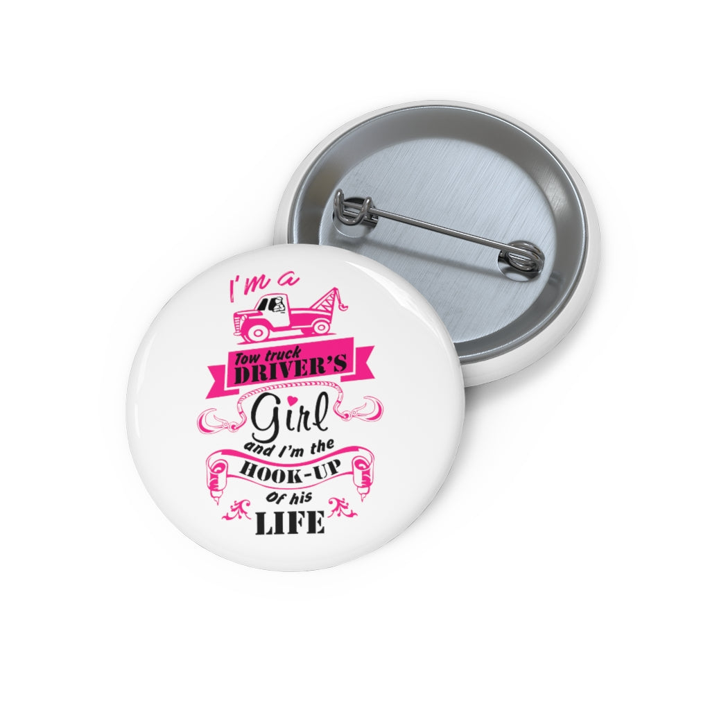 Tow Wife Pin Buttons