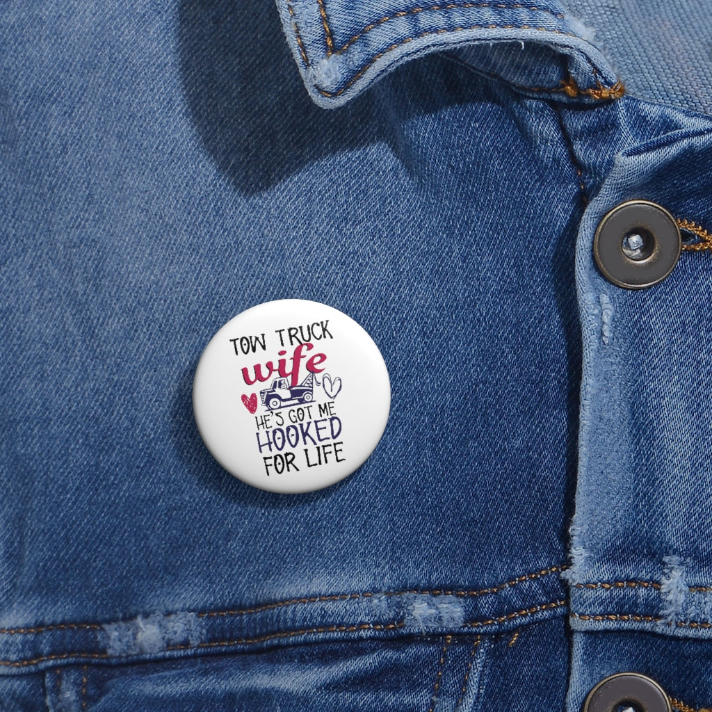 Tow Wife Pin Buttons