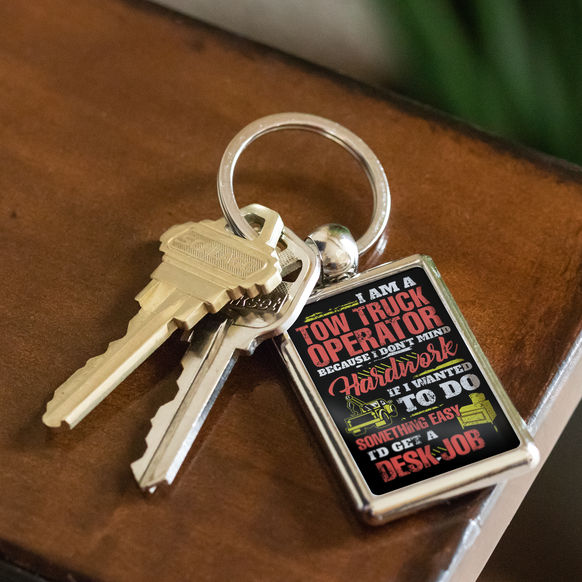 Proud Tow Operator Keychain