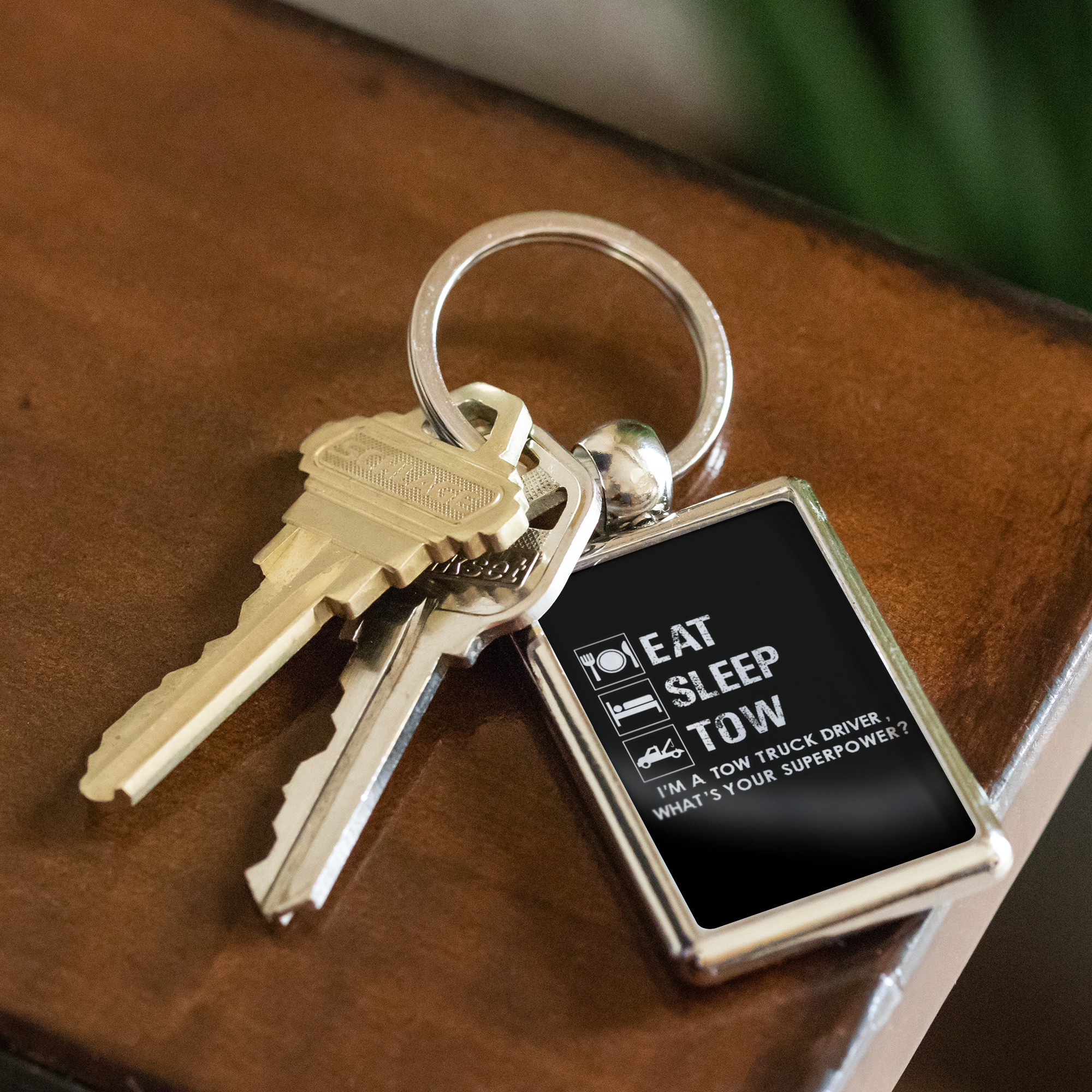 Proud Tow Operator Keychain