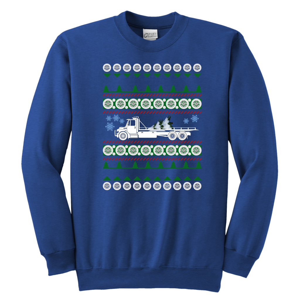 PROUD TOW TRUCK OPERATOR UGLY CHRISTMAS SWEATER