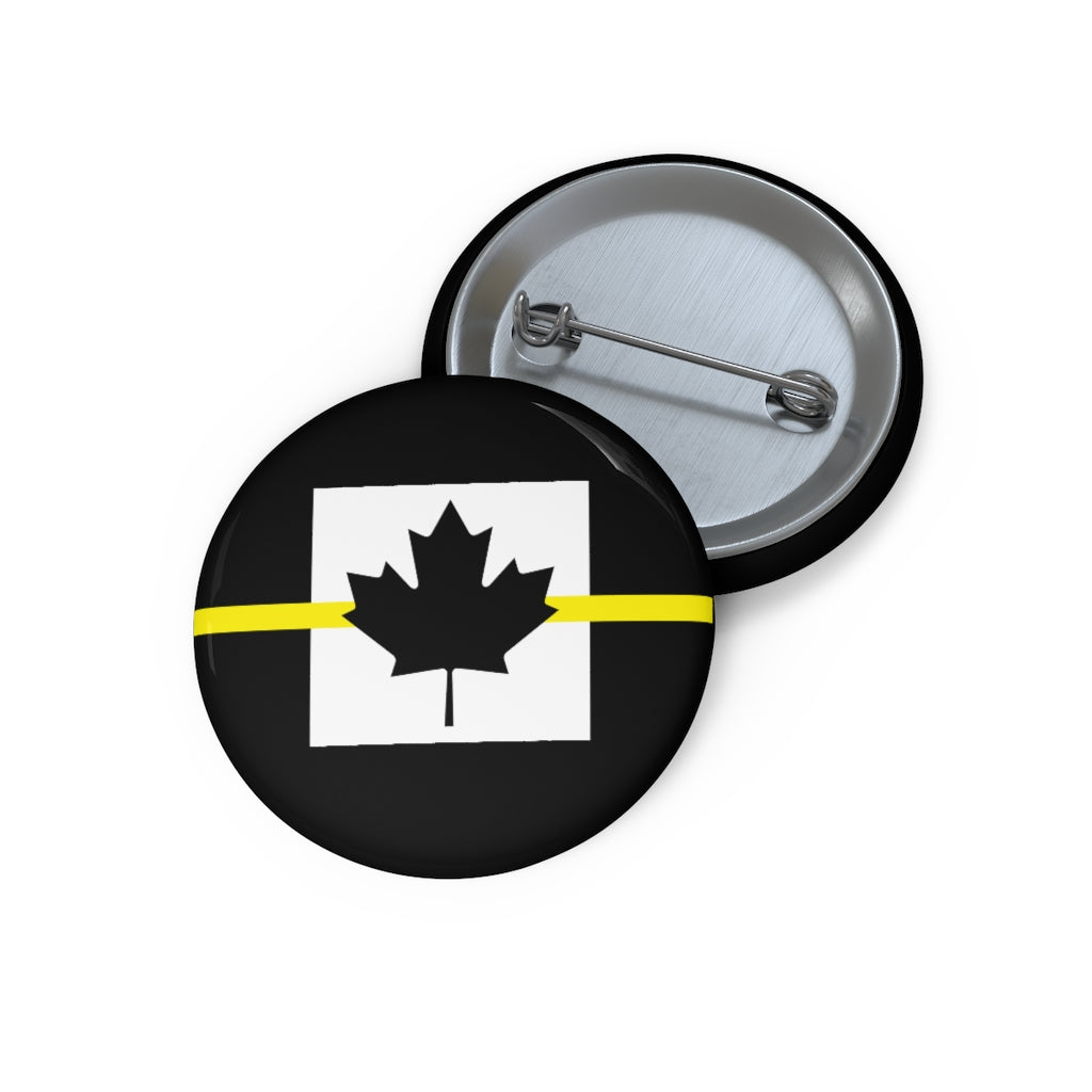 Thin Blue Line Canadian Pin Buttons