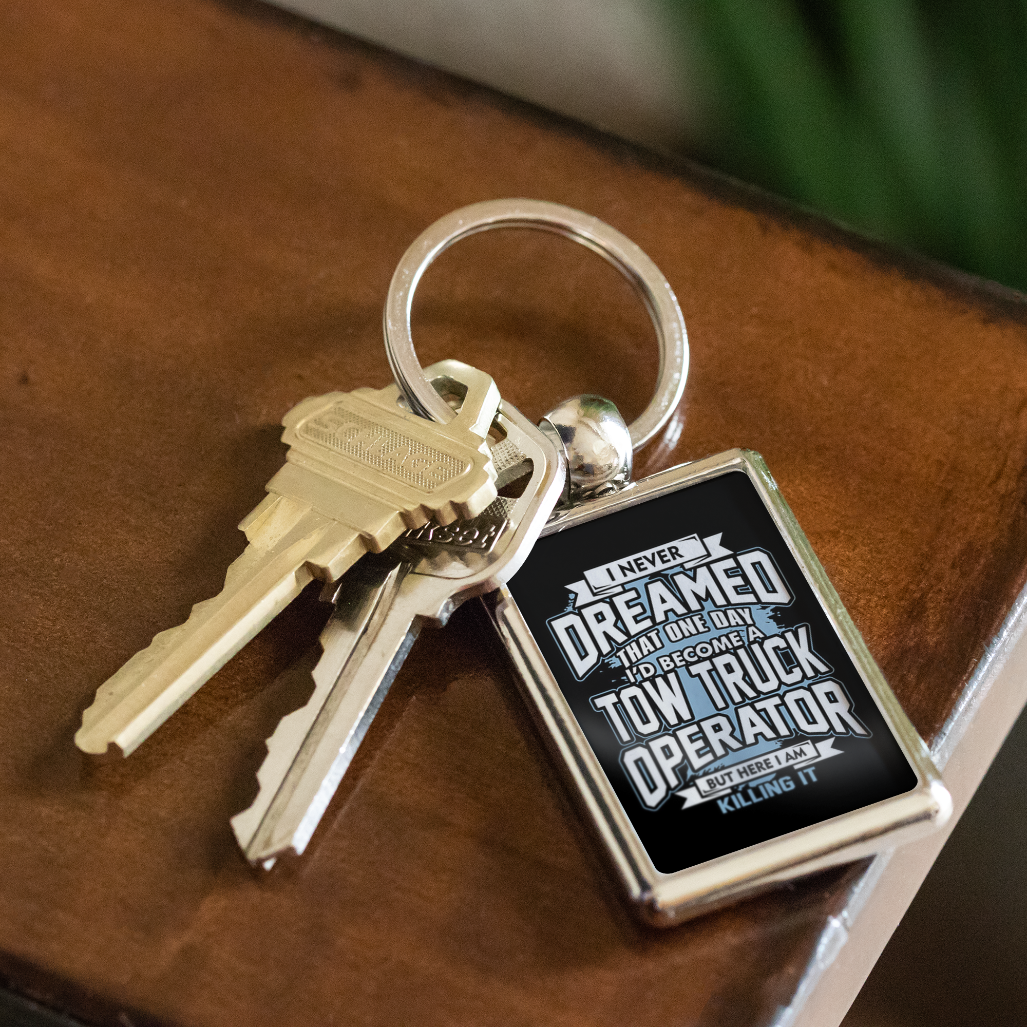 Proud Tow Operator Keychain