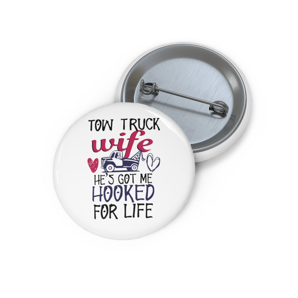 Tow Wife Pin Buttons