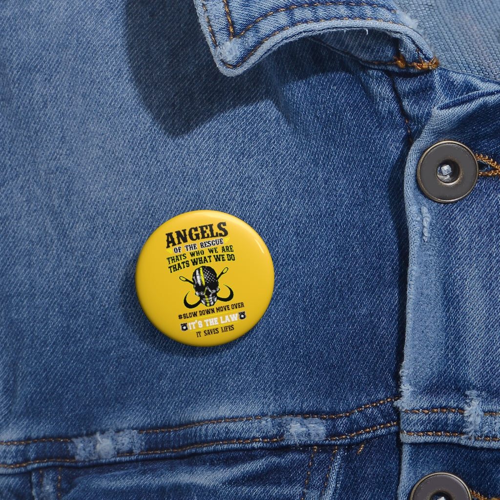 Angels Of The Road Pin Buttons