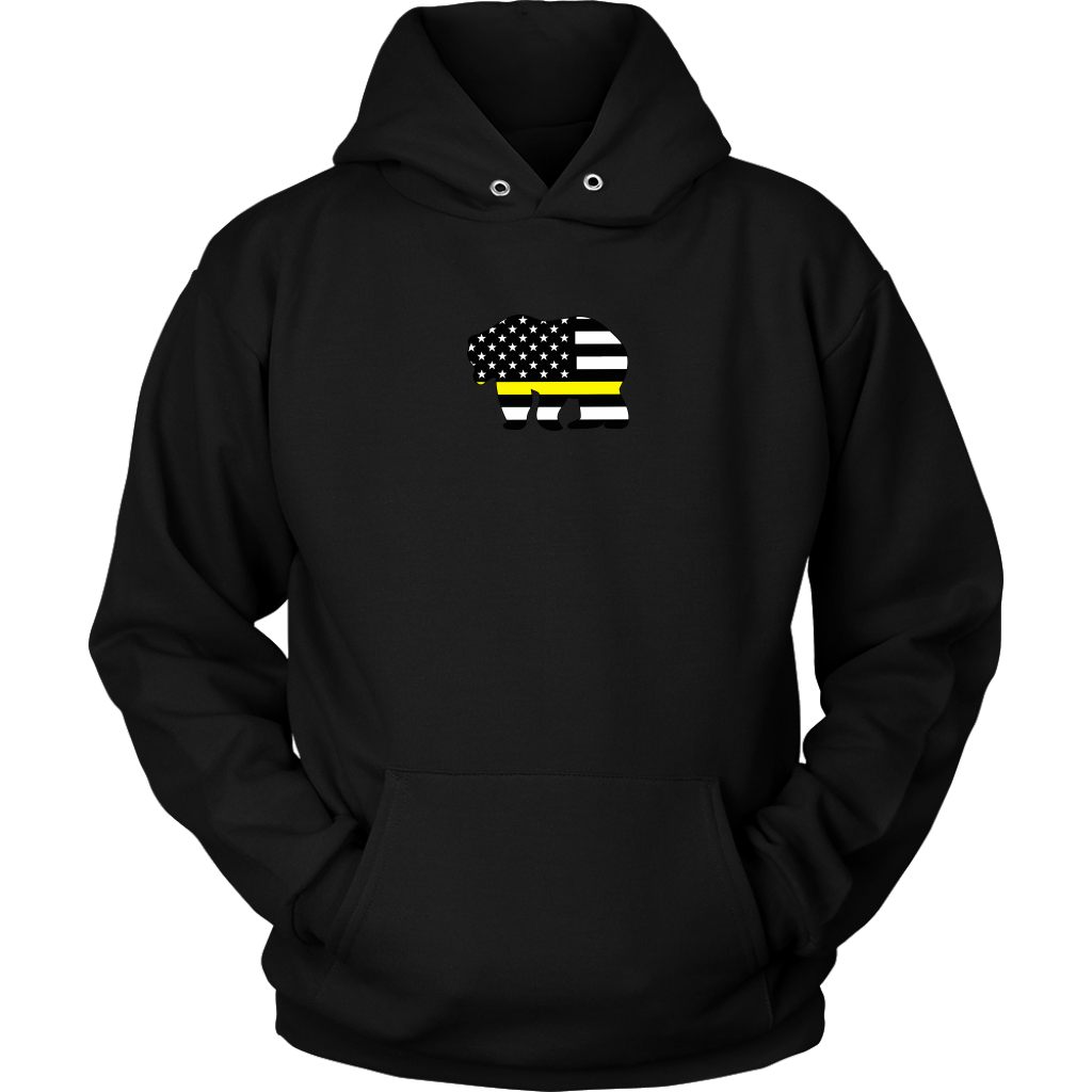 Thin Yellow Line Badge Bear Shirt