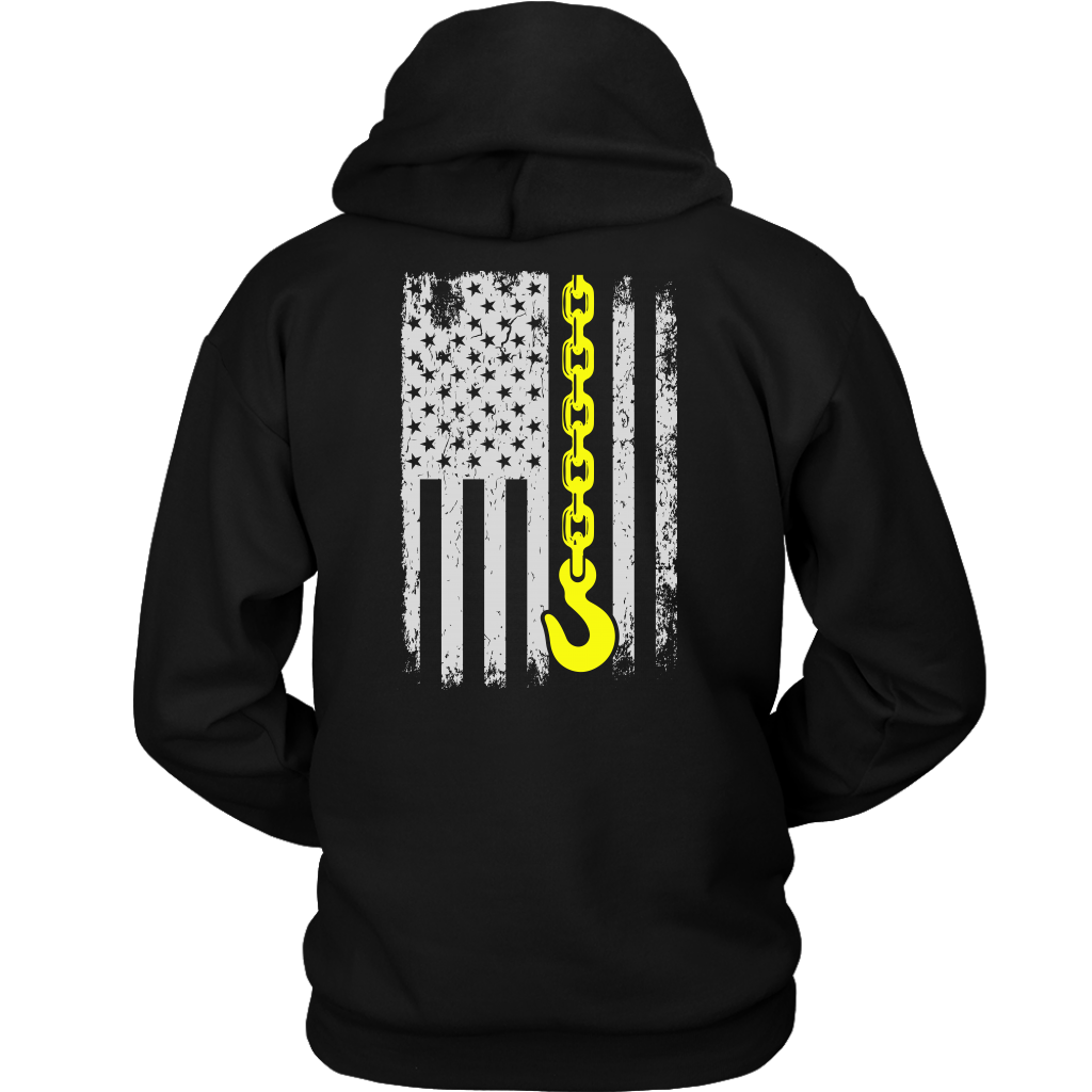 Poud Tow Truck Operator USA Flag Shirt