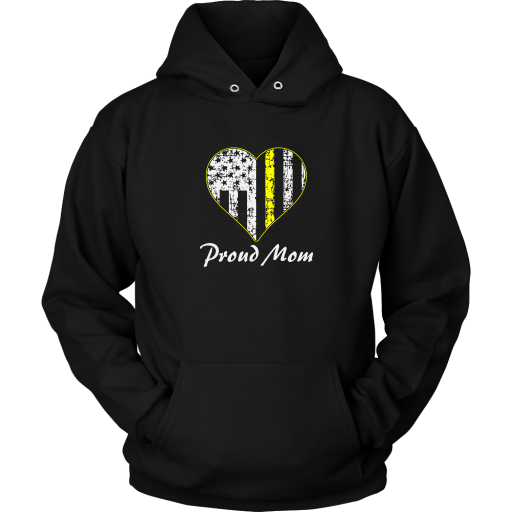 Proud Dispatcher Mom Thin Yellow Line Shirt