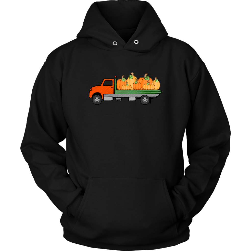 Pumpkin Flatbed Tow Truck Shirt