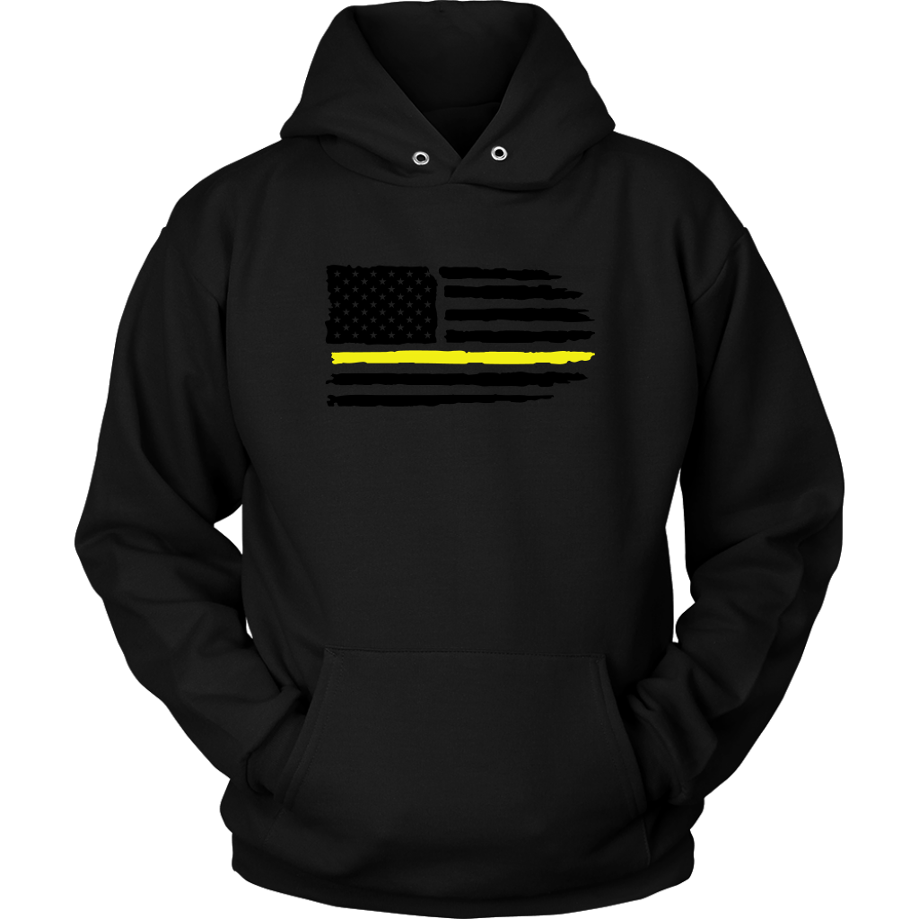 Thin Yellow Line Usa Flag