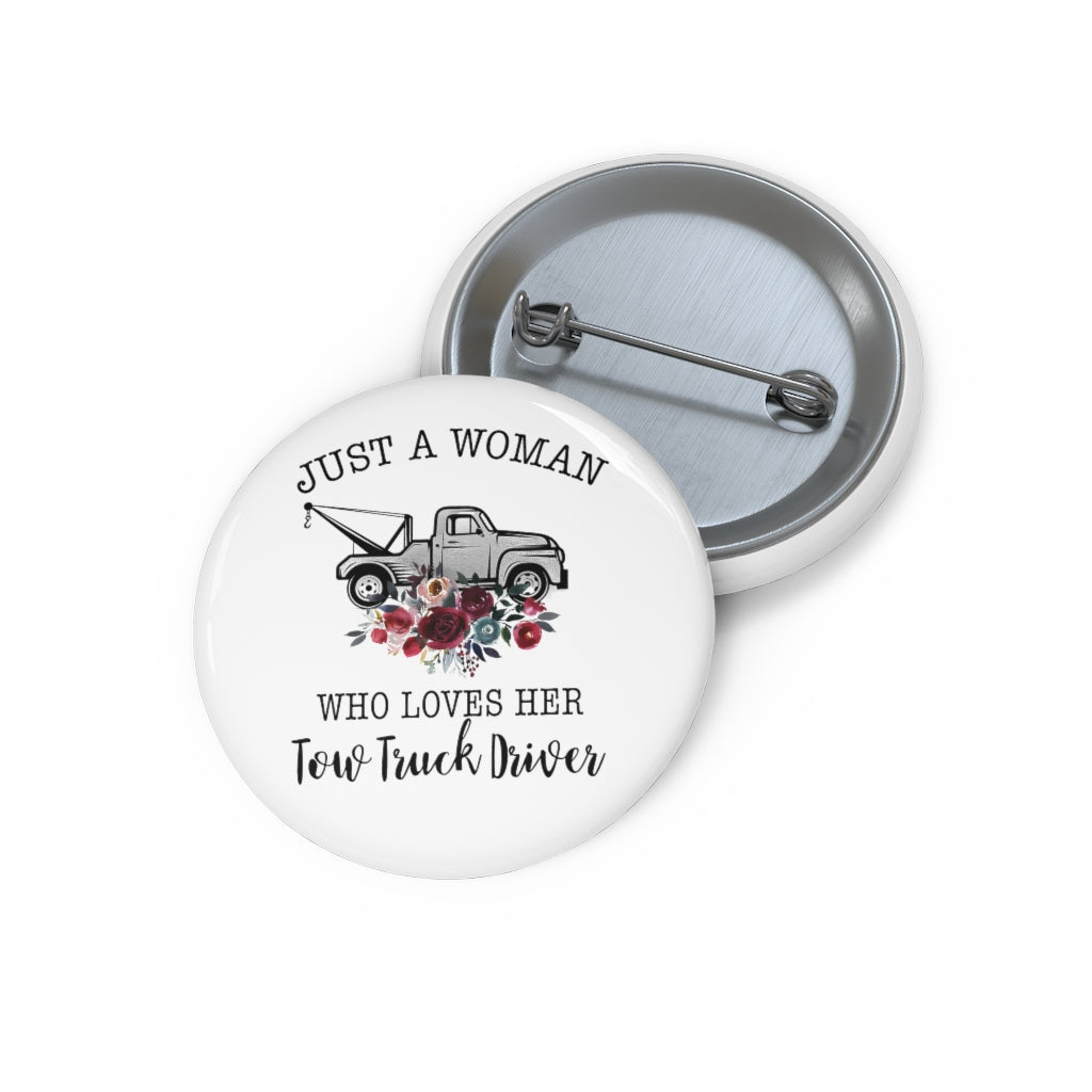 Tow Women Pin Buttons