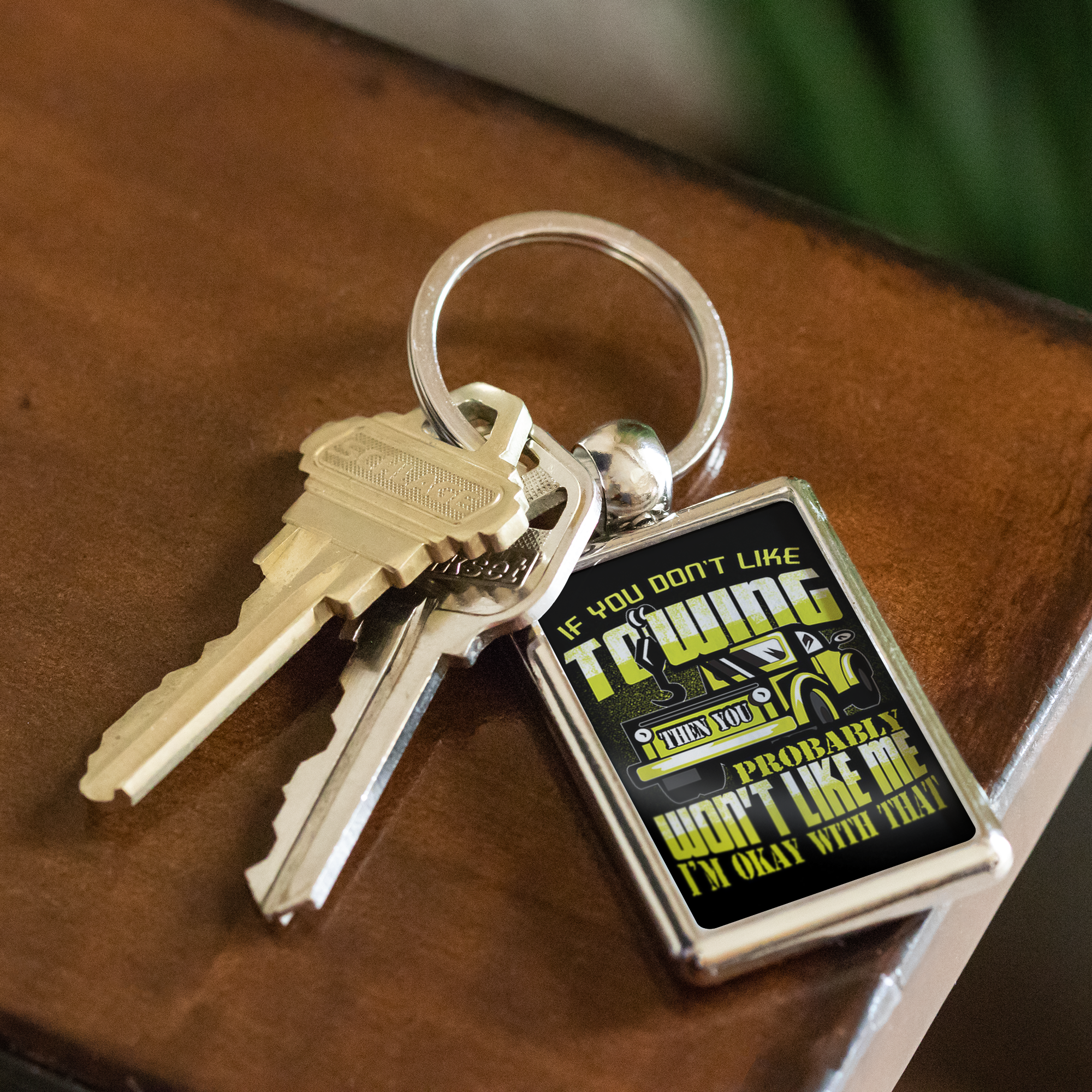 Proud Tow Operator Keychain