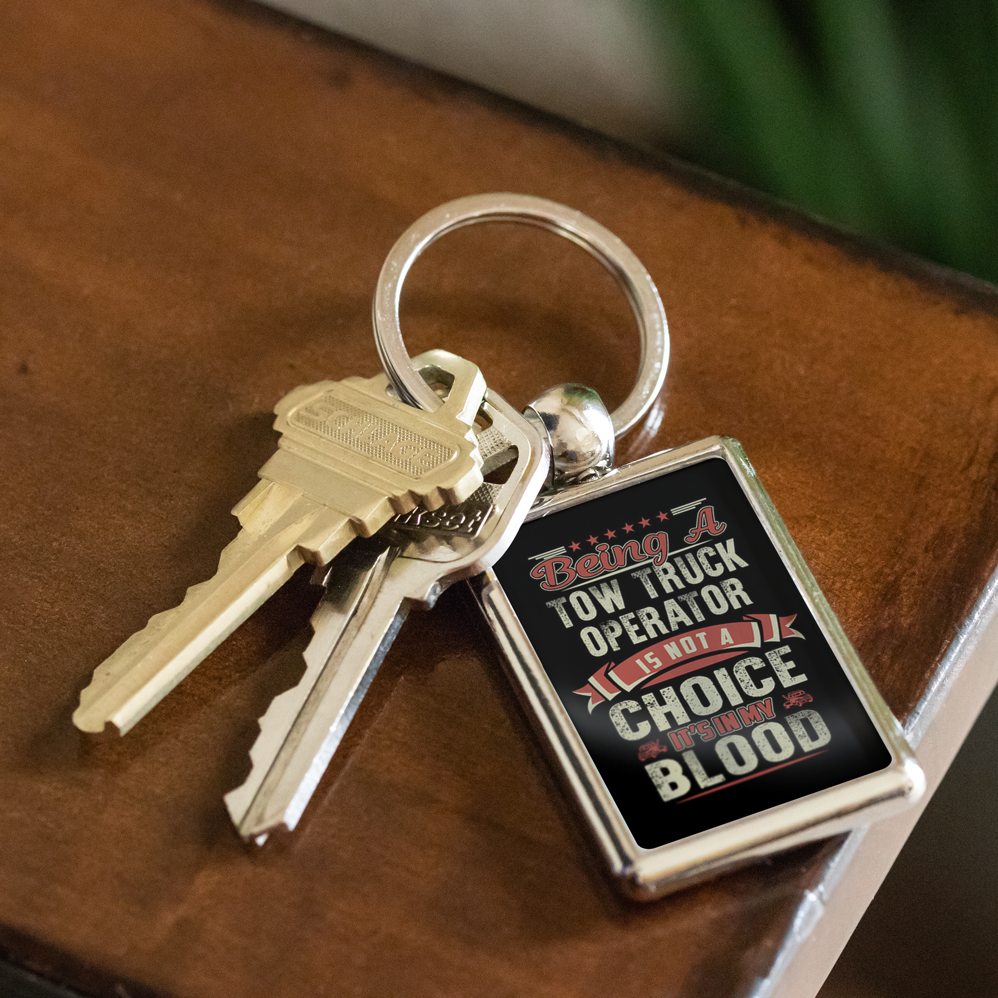 Proud Tow Operator Keychain
