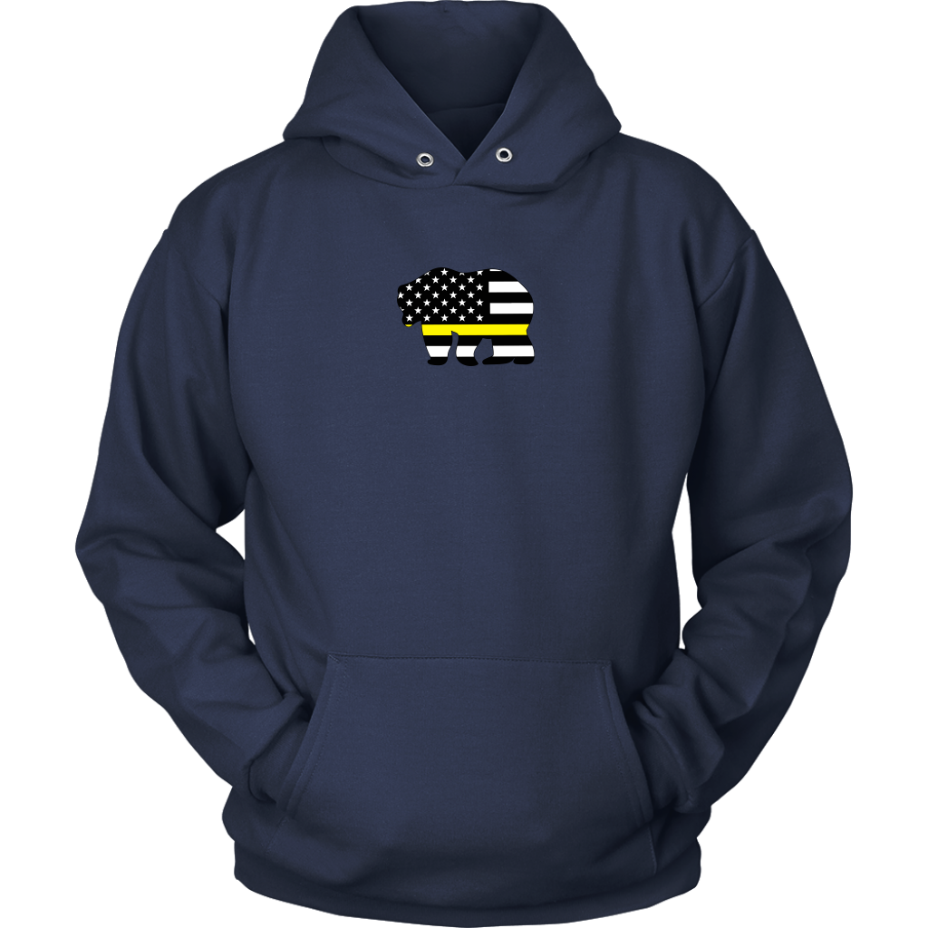 Thin Yellow Line Badge Bear Shirt